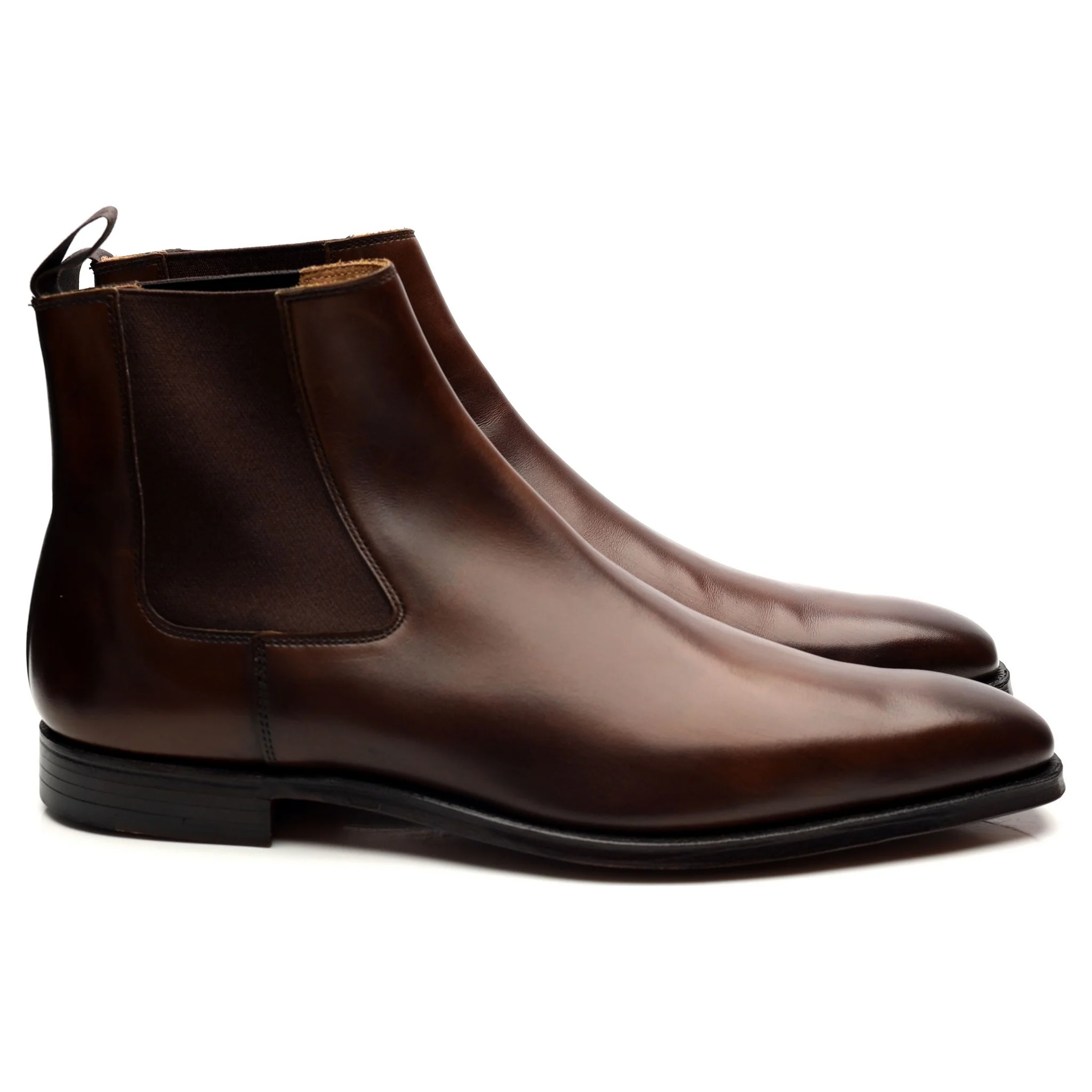 'Lingfield' Dark Brown Leather Chelsea Boots UK 9 E - Image 6