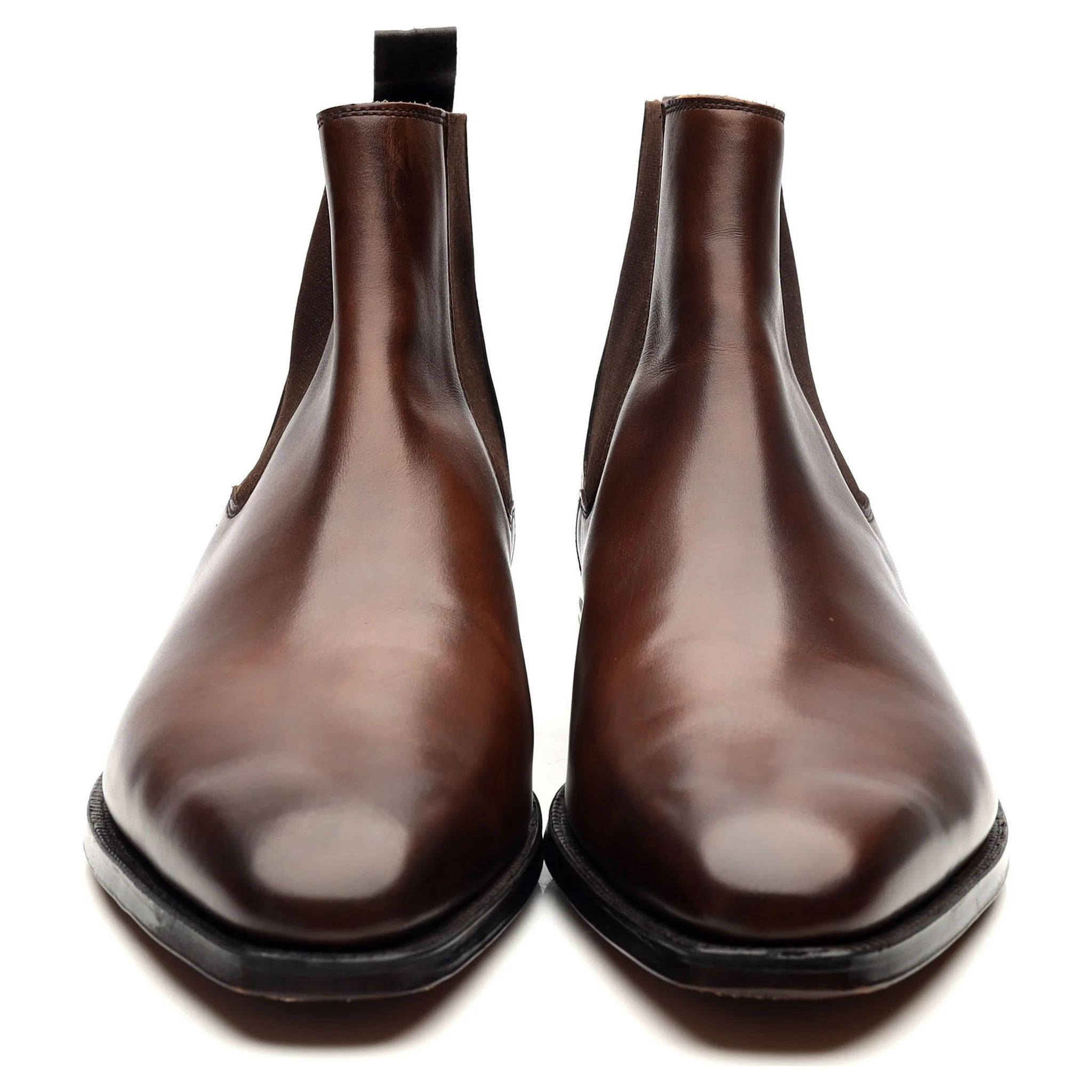'Lingfield' Dark Brown Leather Chelsea Boots UK 9 E - Image 8