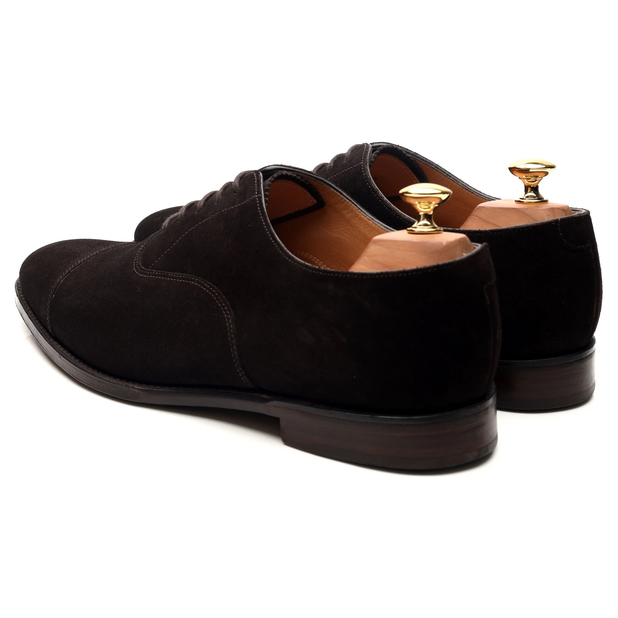 1880 'Aldwych' Dark Brown Suede Oxford UK 10 F - Image 3