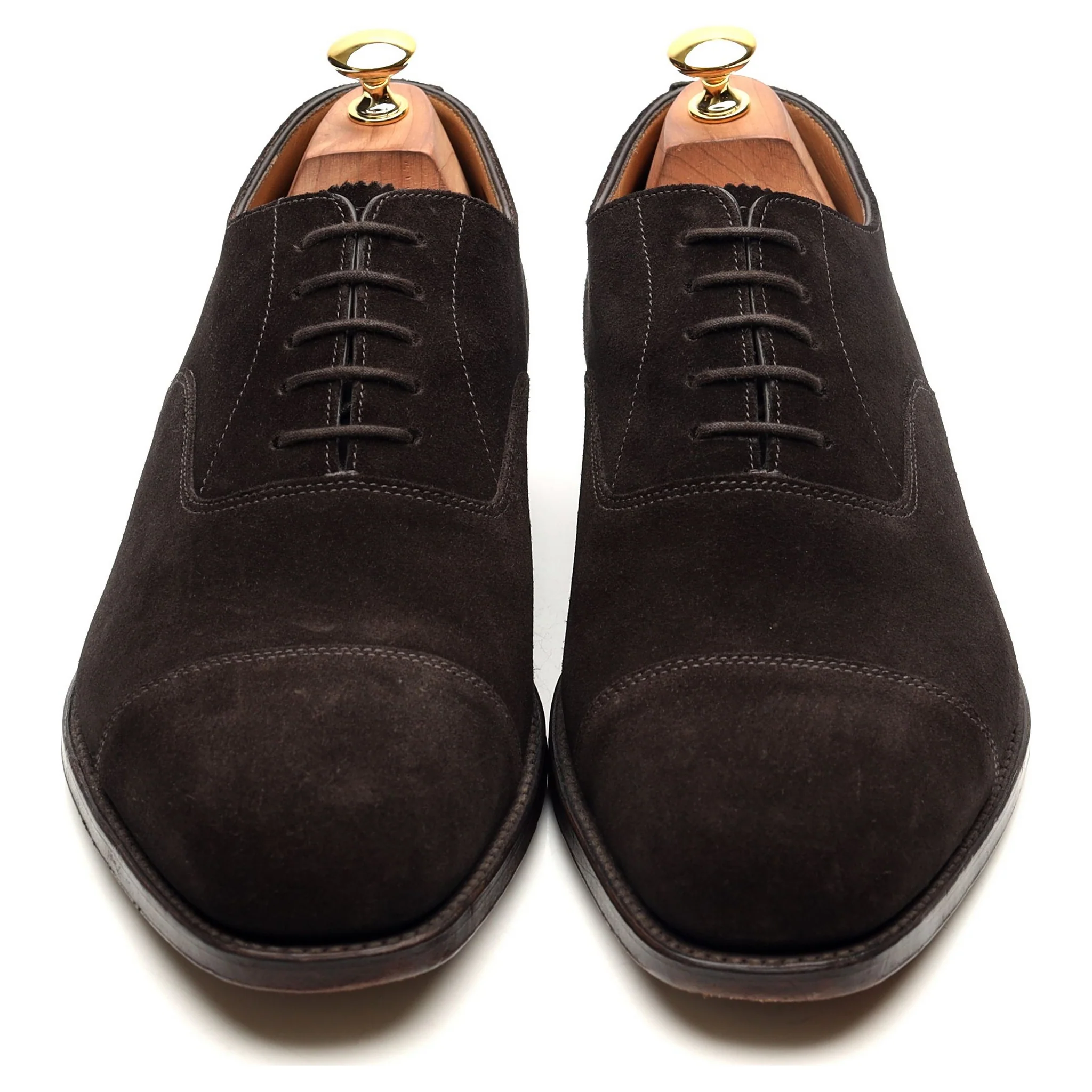 1880 'Aldwych' Dark Brown Suede Oxford UK 10 F - Image 9