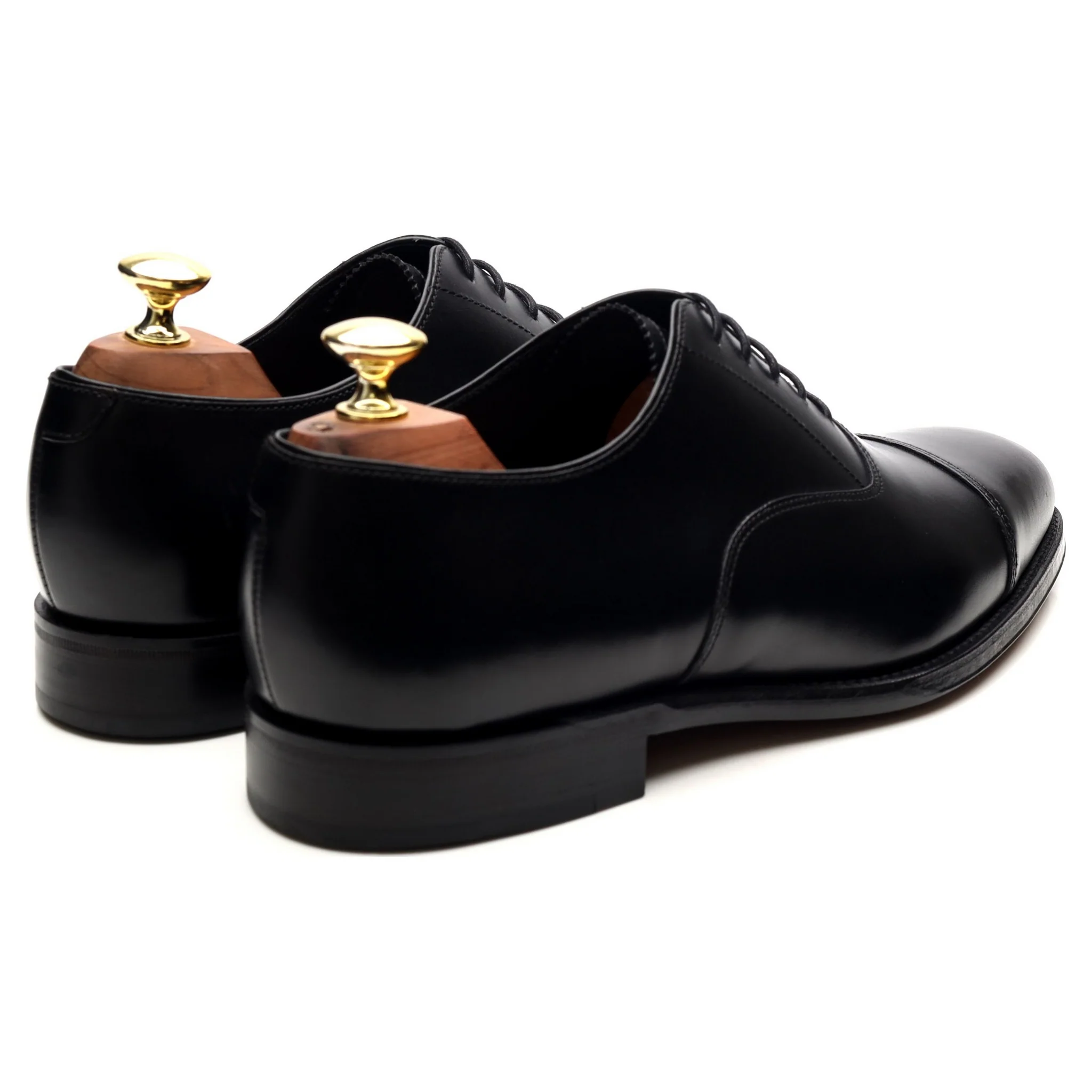 1880 'Aldwych' Black Leather Oxford UK 7 F - Image 6