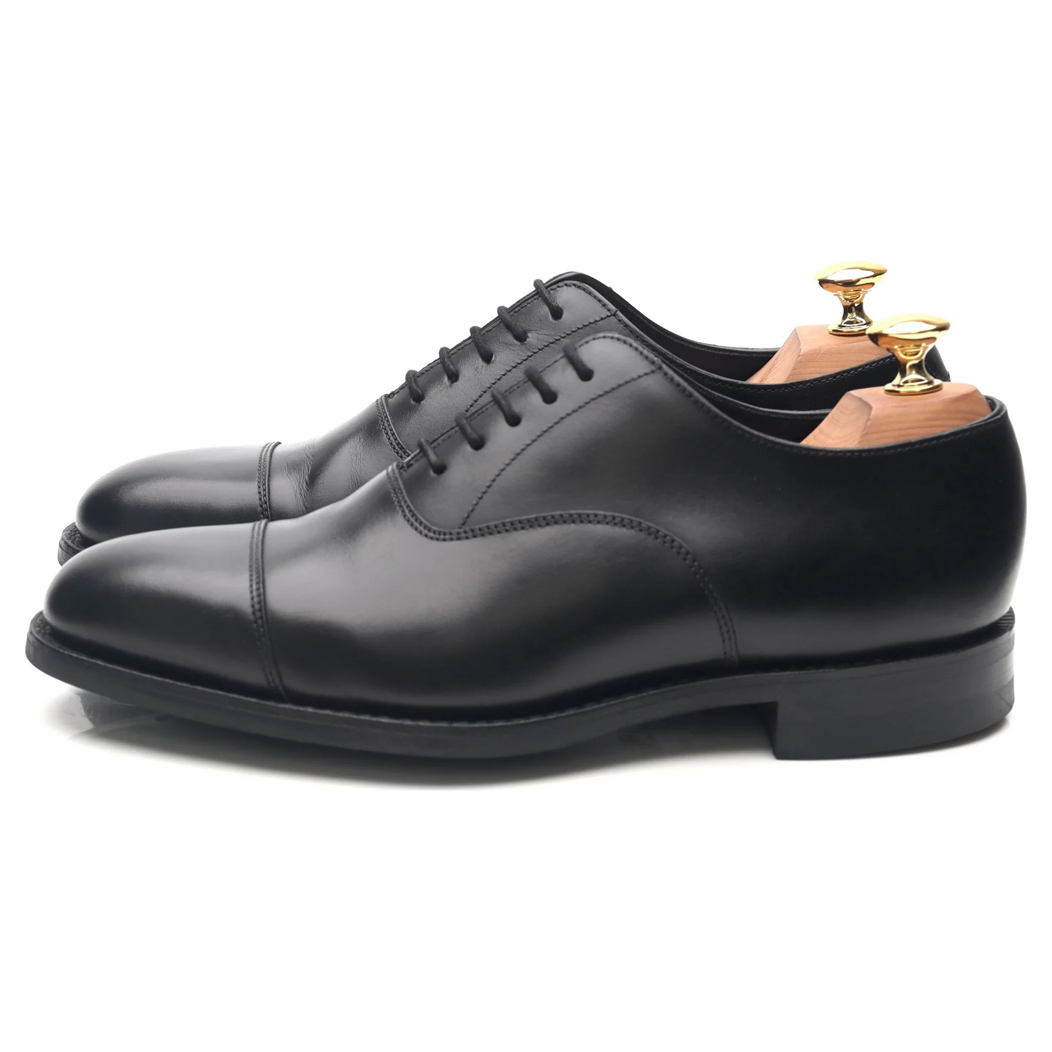 1880 'Aldwych' Black Leather Oxford UK 6 F - Image 2