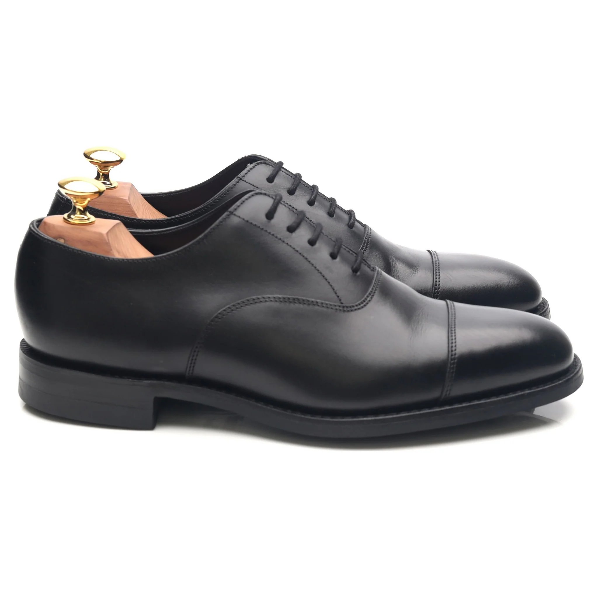 1880 'Aldwych' Black Leather Oxford UK 6 F - Image 6