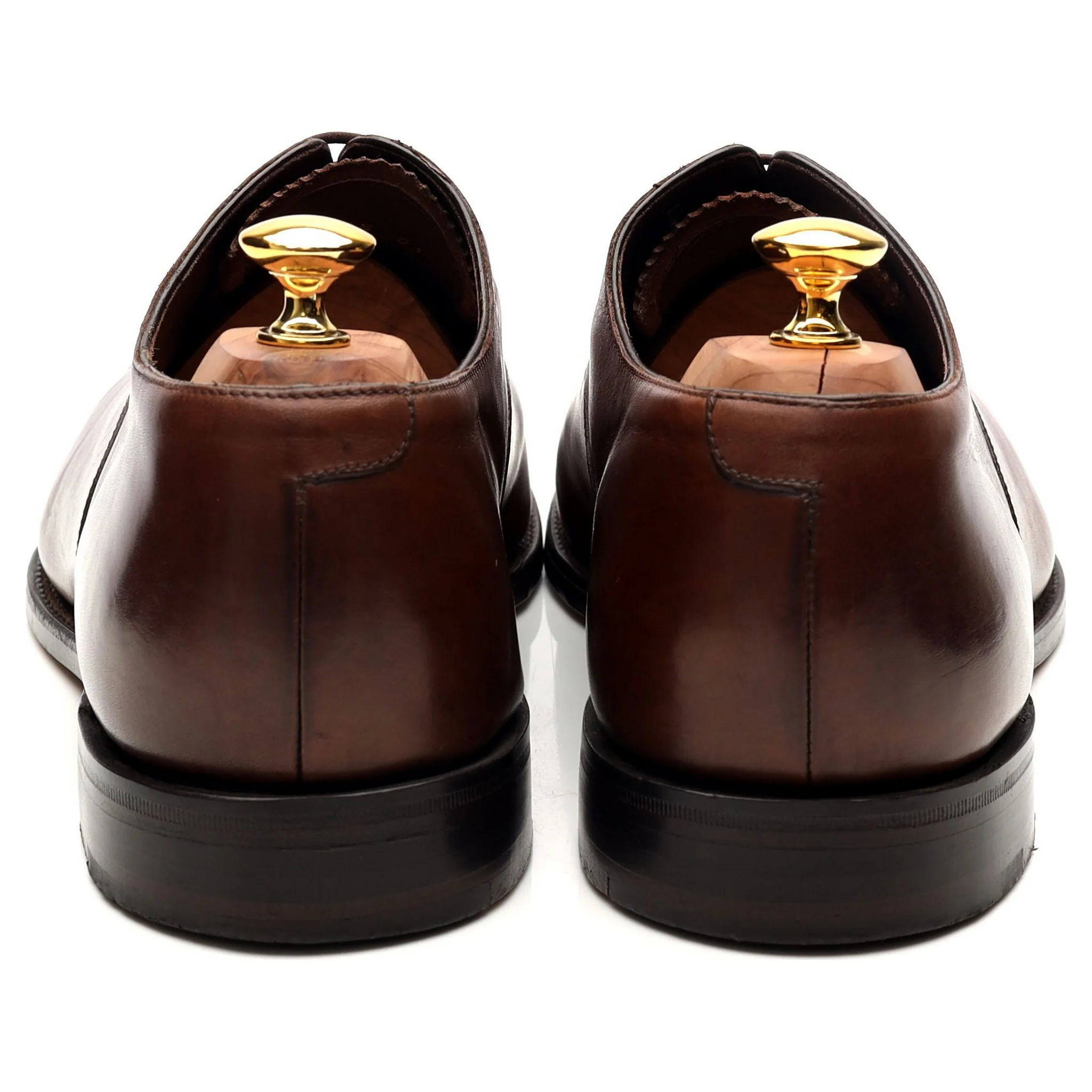 1880 'Aldwych' Dark Brown Leather Oxford UK 11.5 F - Image 4