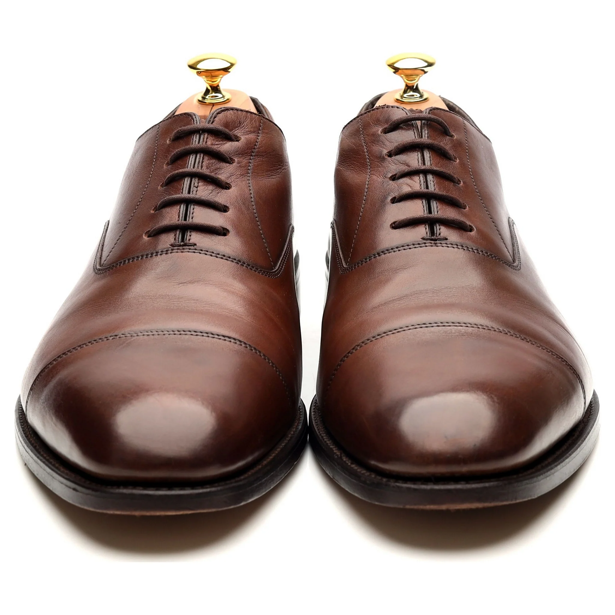 1880 'Aldwych' Dark Brown Leather Oxford UK 11.5 F - Image 8