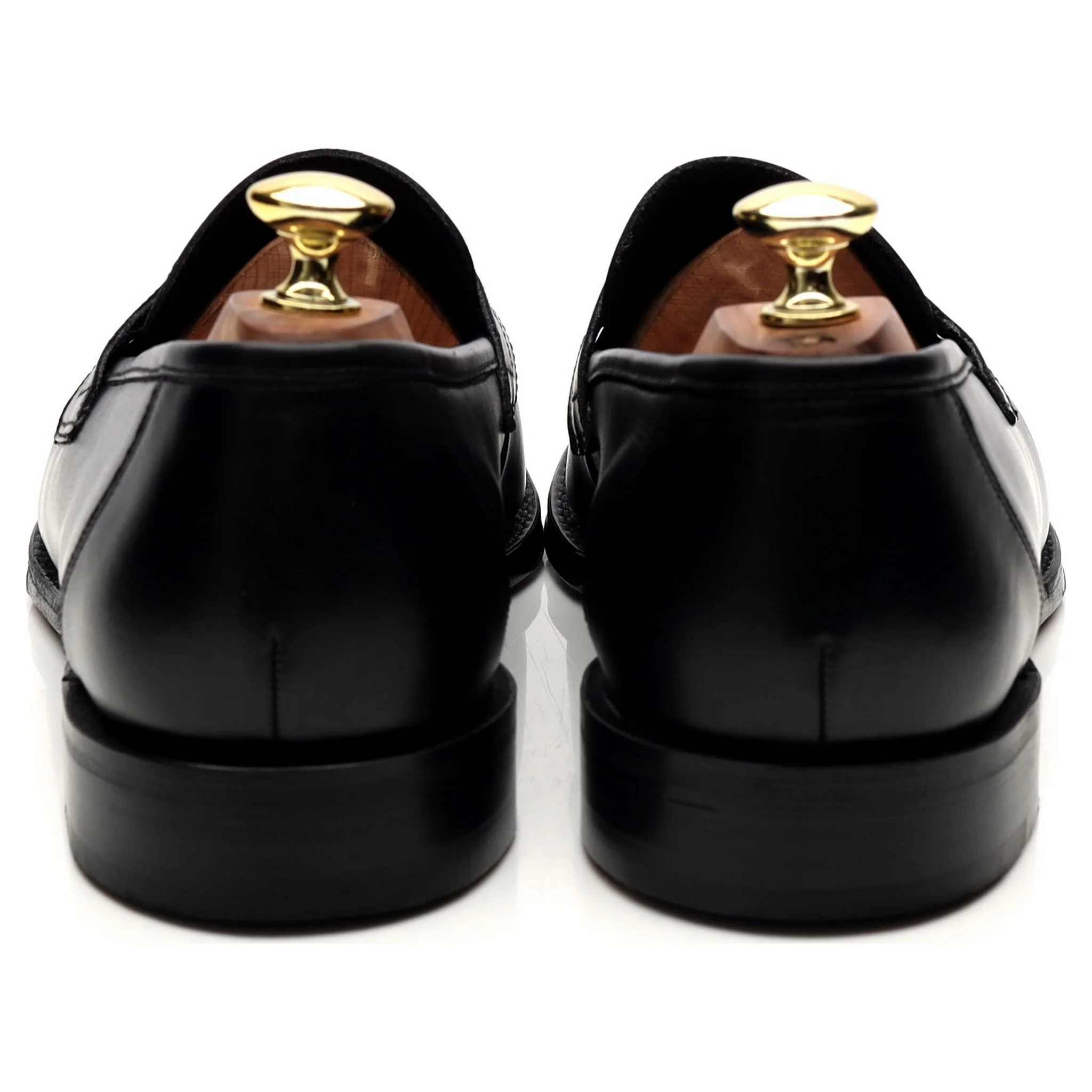 1880 Legacy 'Anson' Black Leather Loafers UK 7.5 F - Image 4