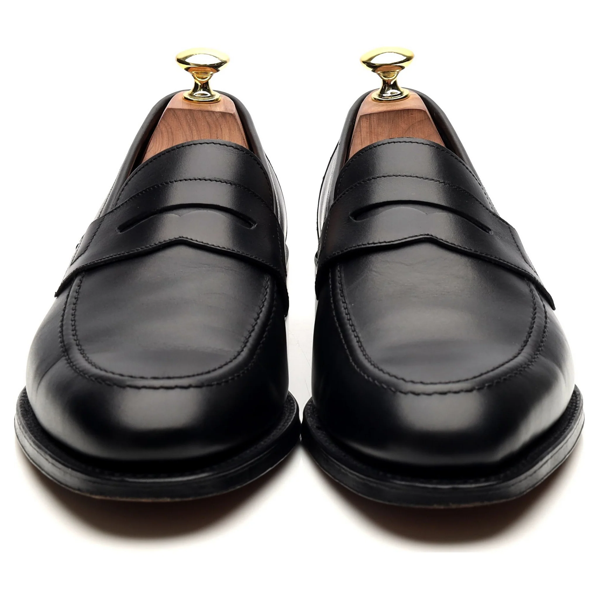 1880 Legacy 'Anson' Black Leather Loafers UK 7.5 F - Image 8