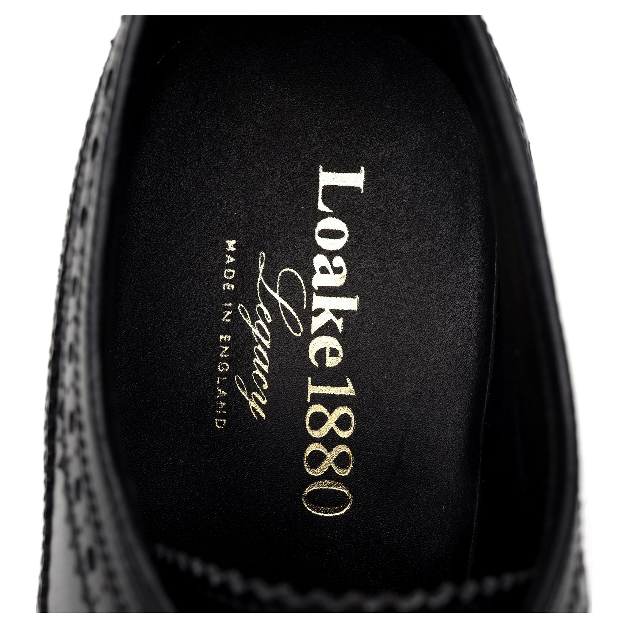 1880 Legacy 'Birkdale' Black Leather Derby Brogues UK 8.5 F - Image 12