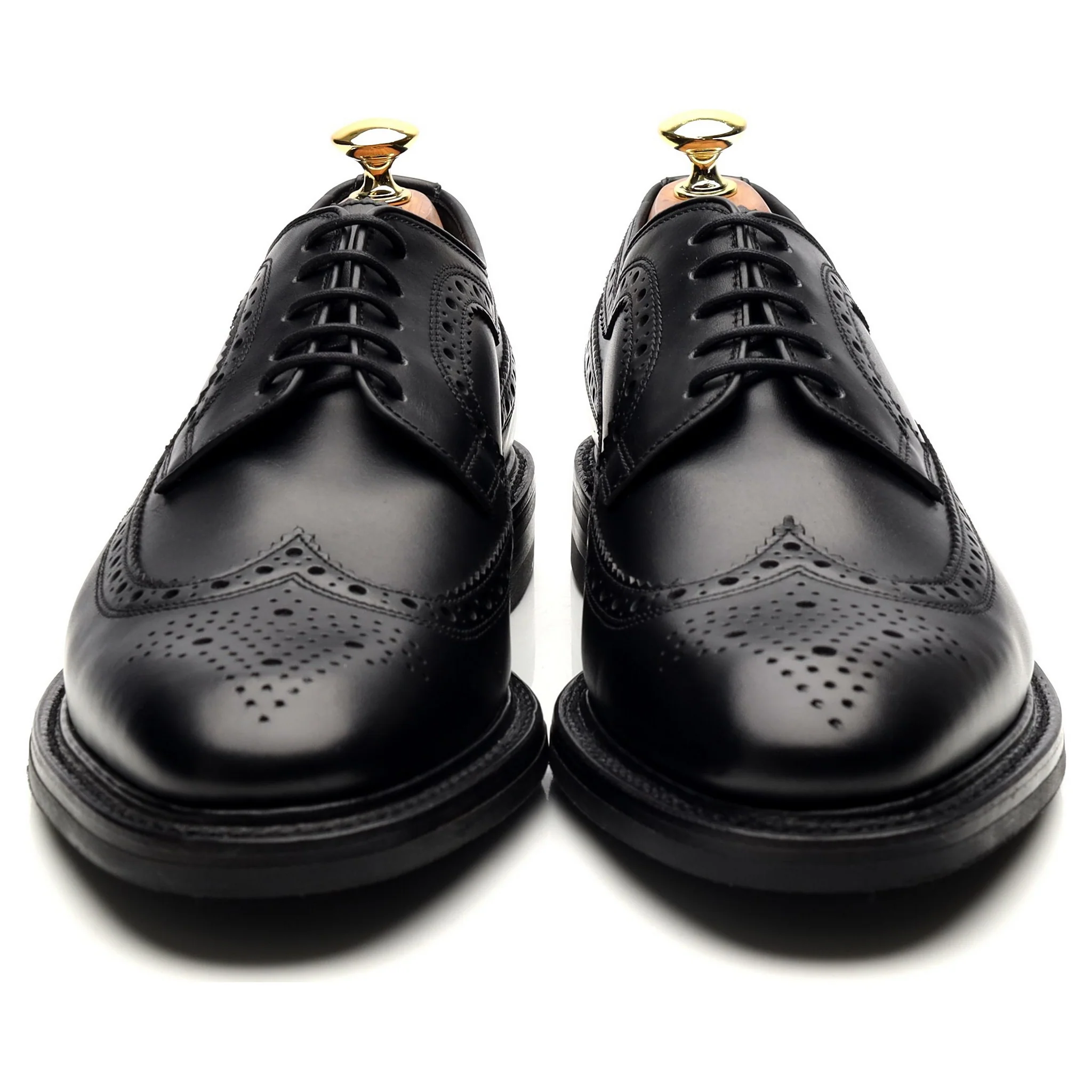 1880 Legacy 'Birkdale' Black Leather Derby Brogues UK 8.5 F - Image 8