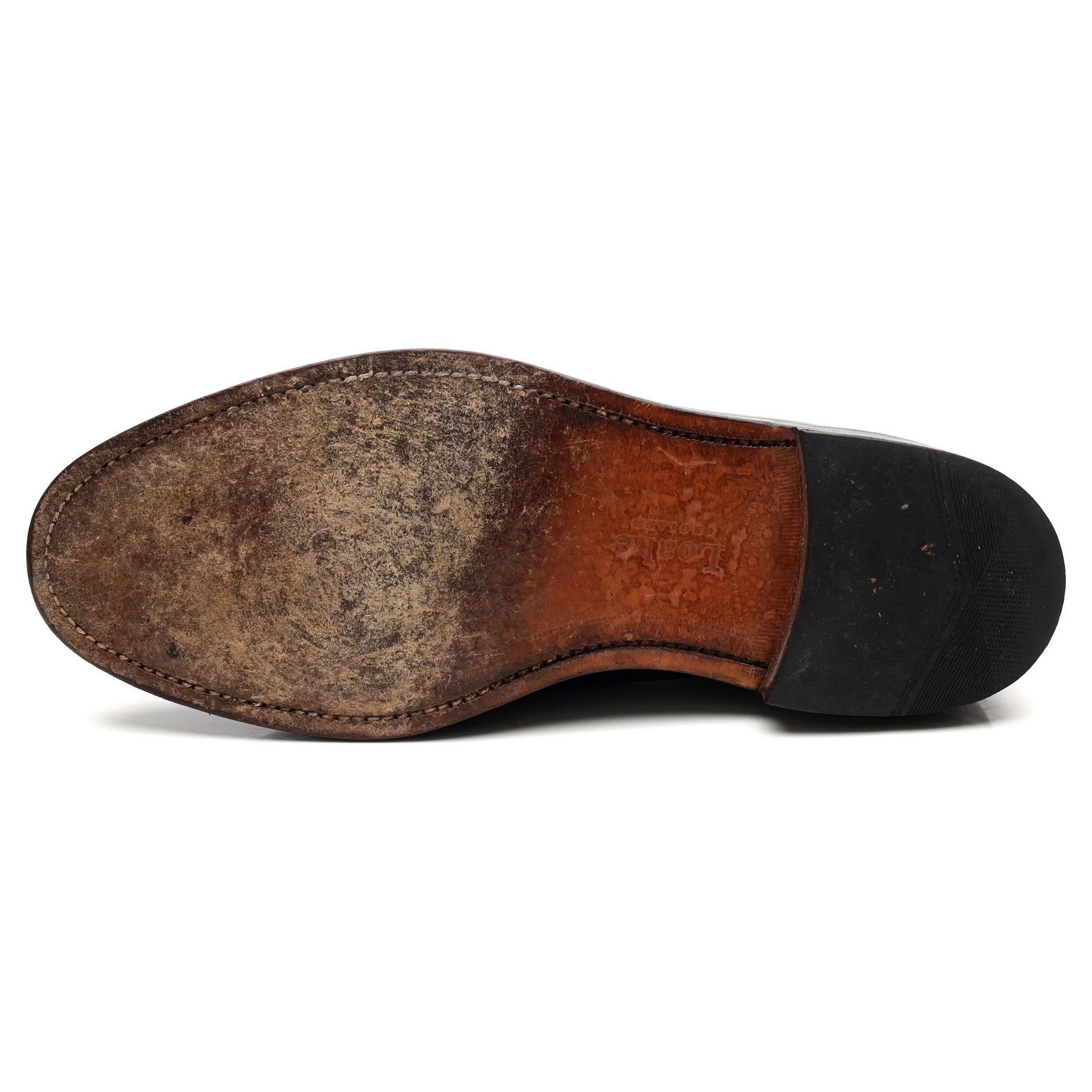 '771' Burgundy Leather Derby UK 7.5 F - Image 10