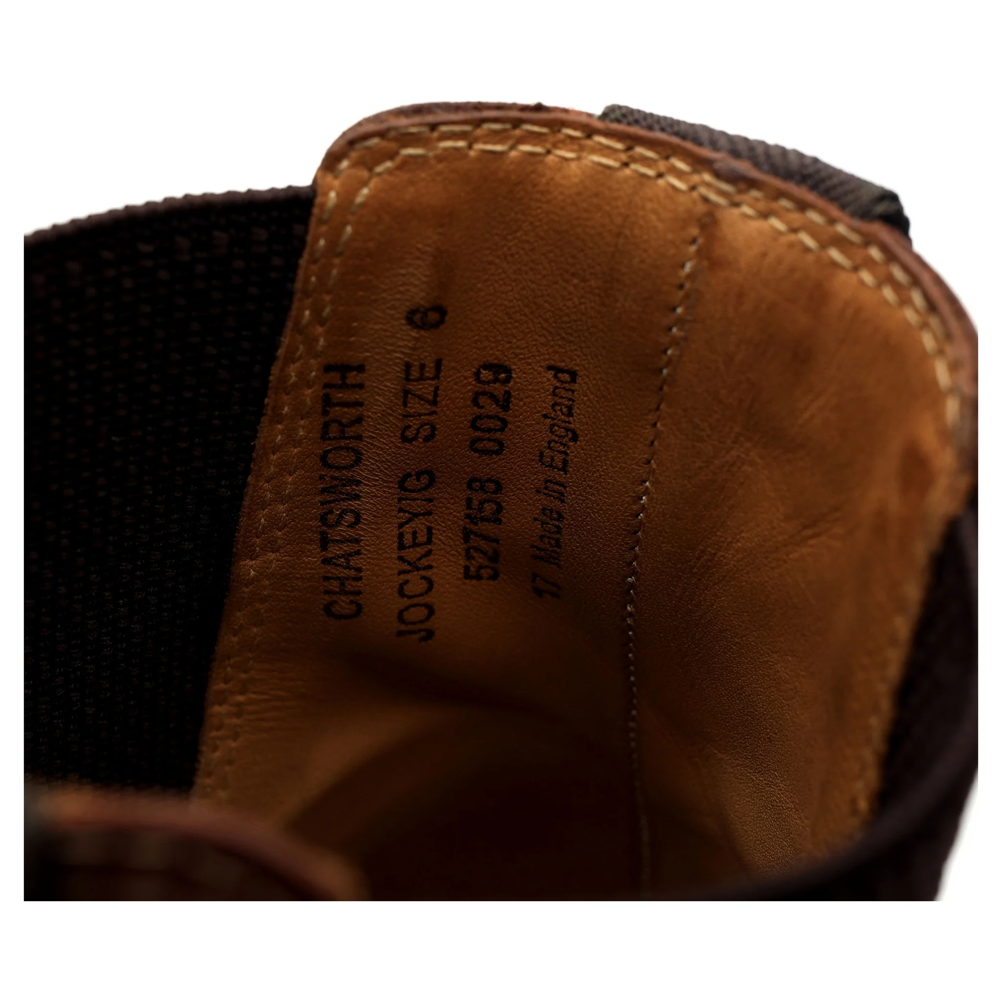 1880 'Chatsworth' Brown Leather Chelsea Boots UK 6 G - Image 13