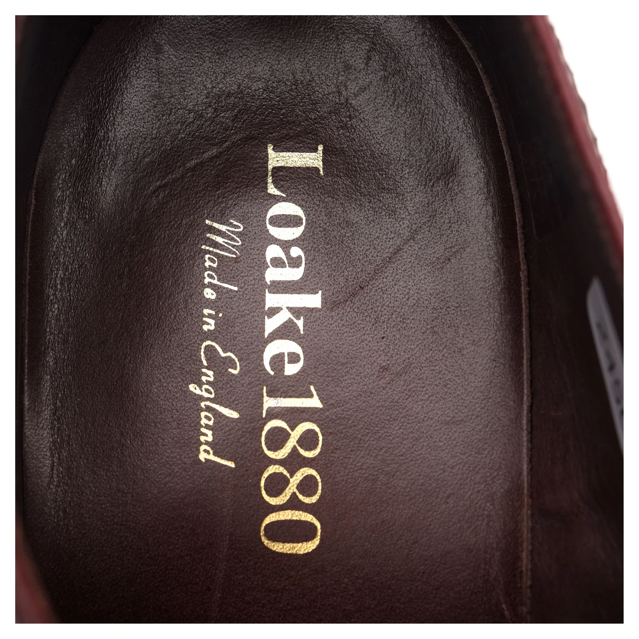 1880 'Chester 2' Burgundy Leather Derby Brogues UK 10 F - Image 12