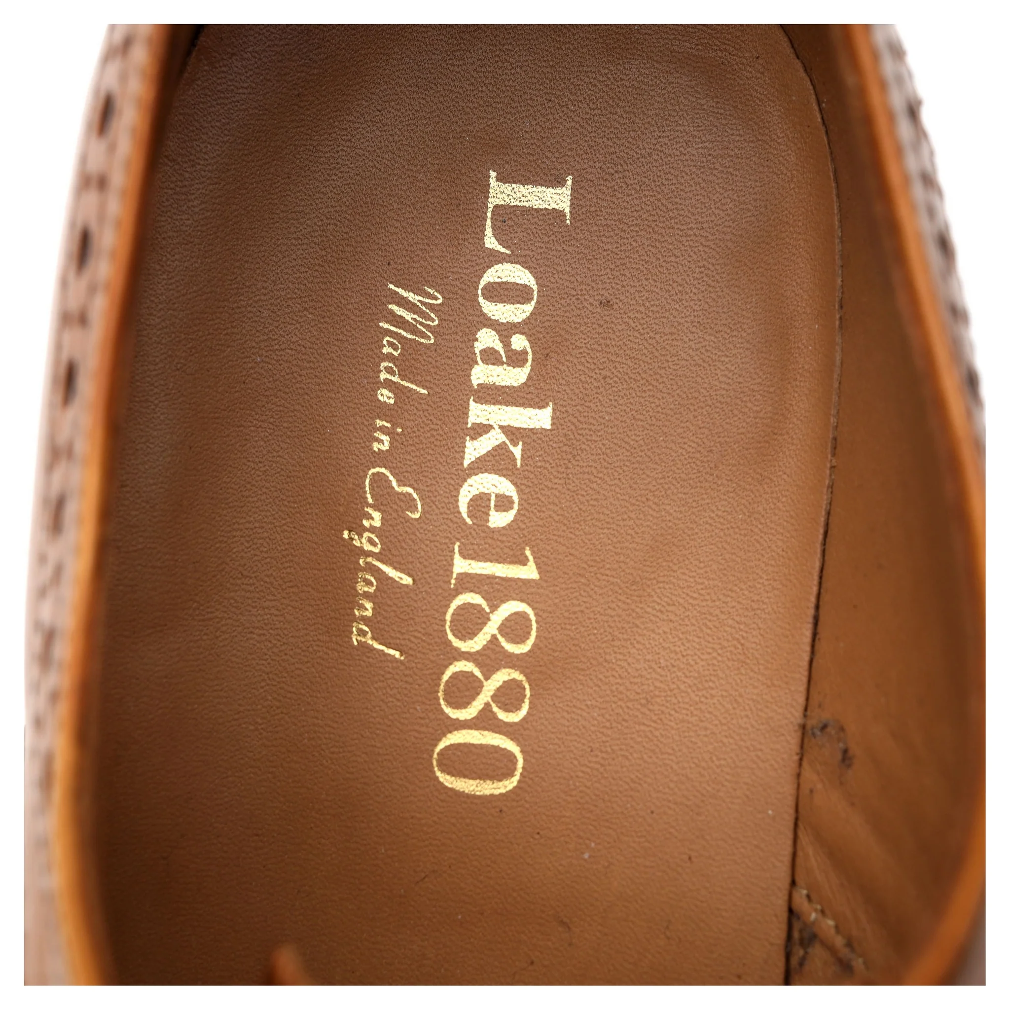 1880 'Edward' Tan Brown Leather Brogues UK 8.5 G - Image 12
