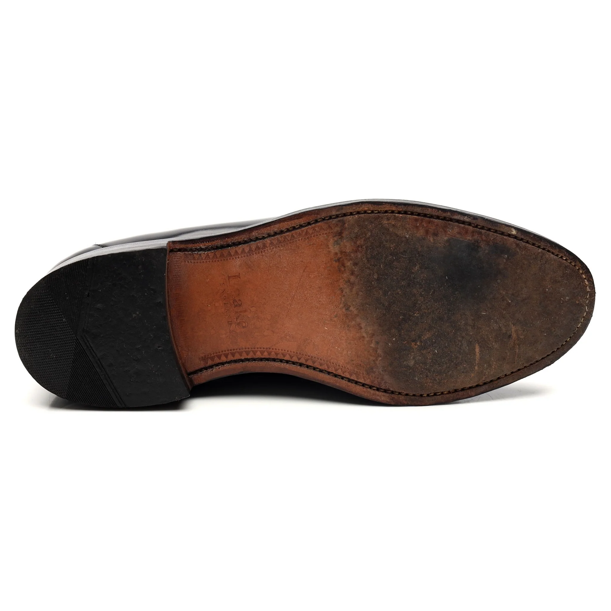 'Eton' Black Leather Loafers UK 9 F - Image 11