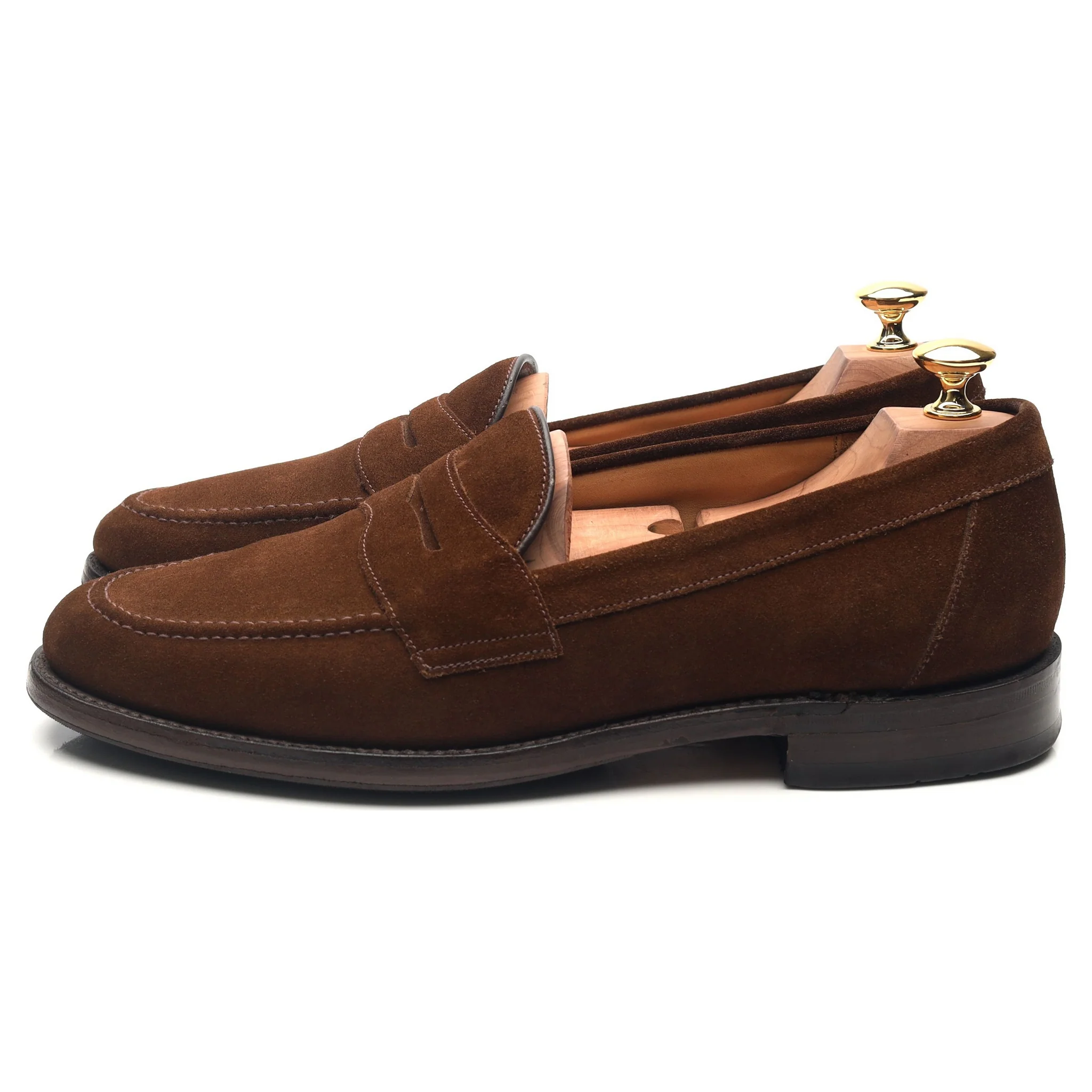 'Eton' Brown Suede Loafers UK 9.5 F - Image 2