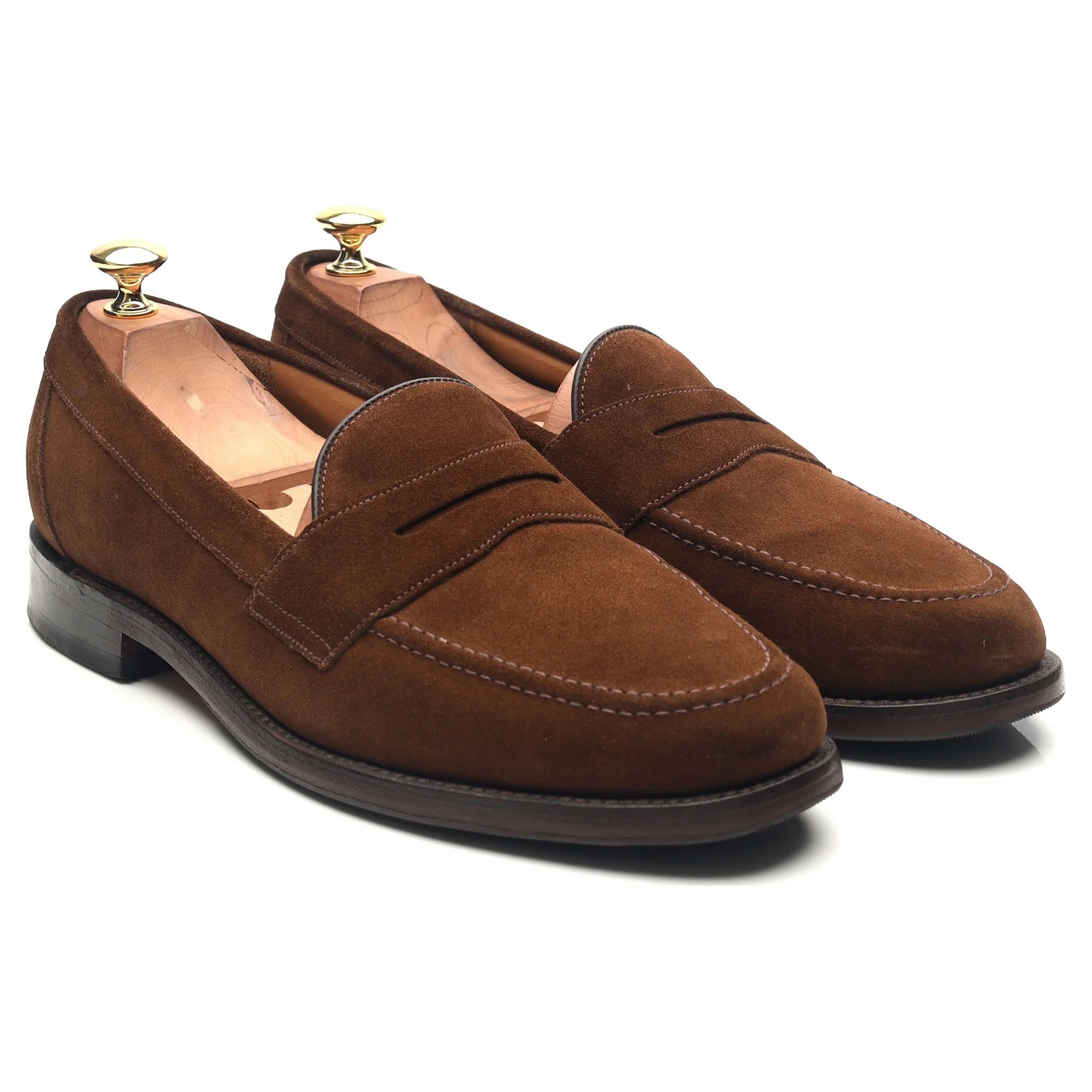 'Eton' Brown Suede Loafers UK 9.5 F - Image 7