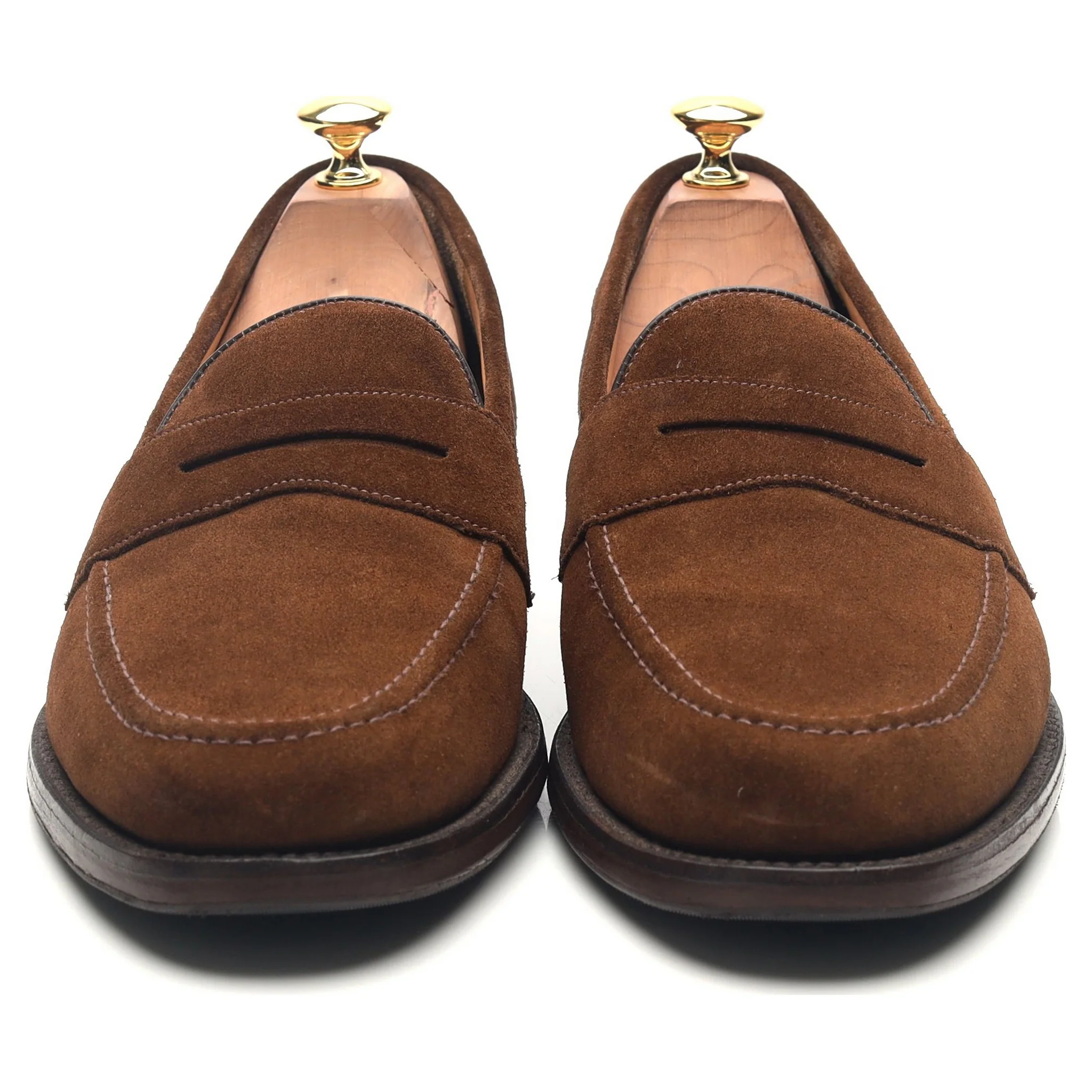 'Eton' Brown Suede Loafers UK 9.5 F - Image 8