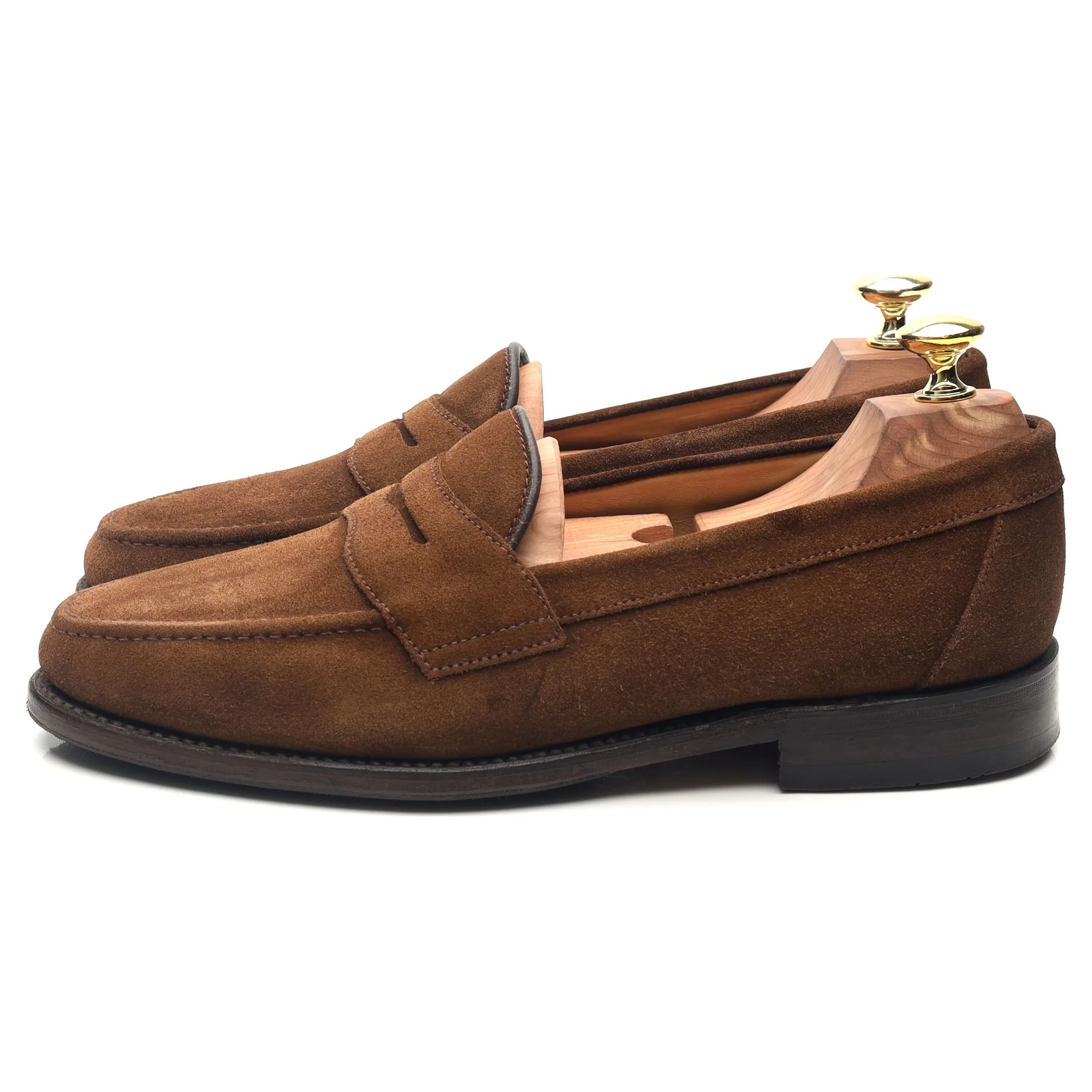 'Eton' Brown Suede Loafers UK 7.5 F - Image 2