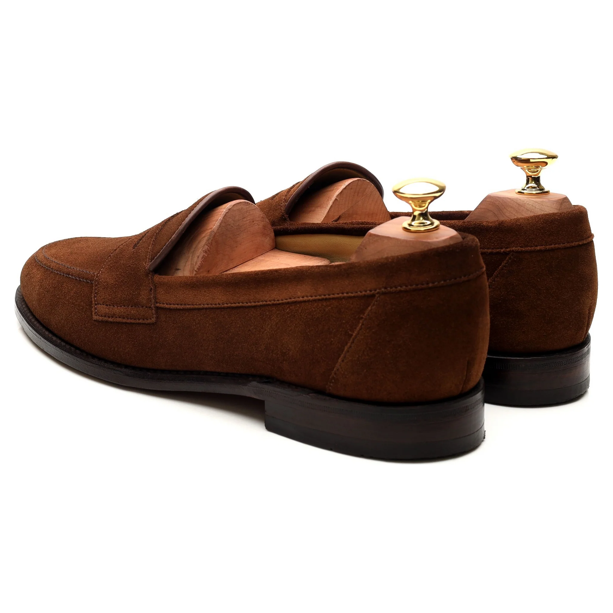 'Eton' Brown Suede Loafers UK 9 F - Image 3