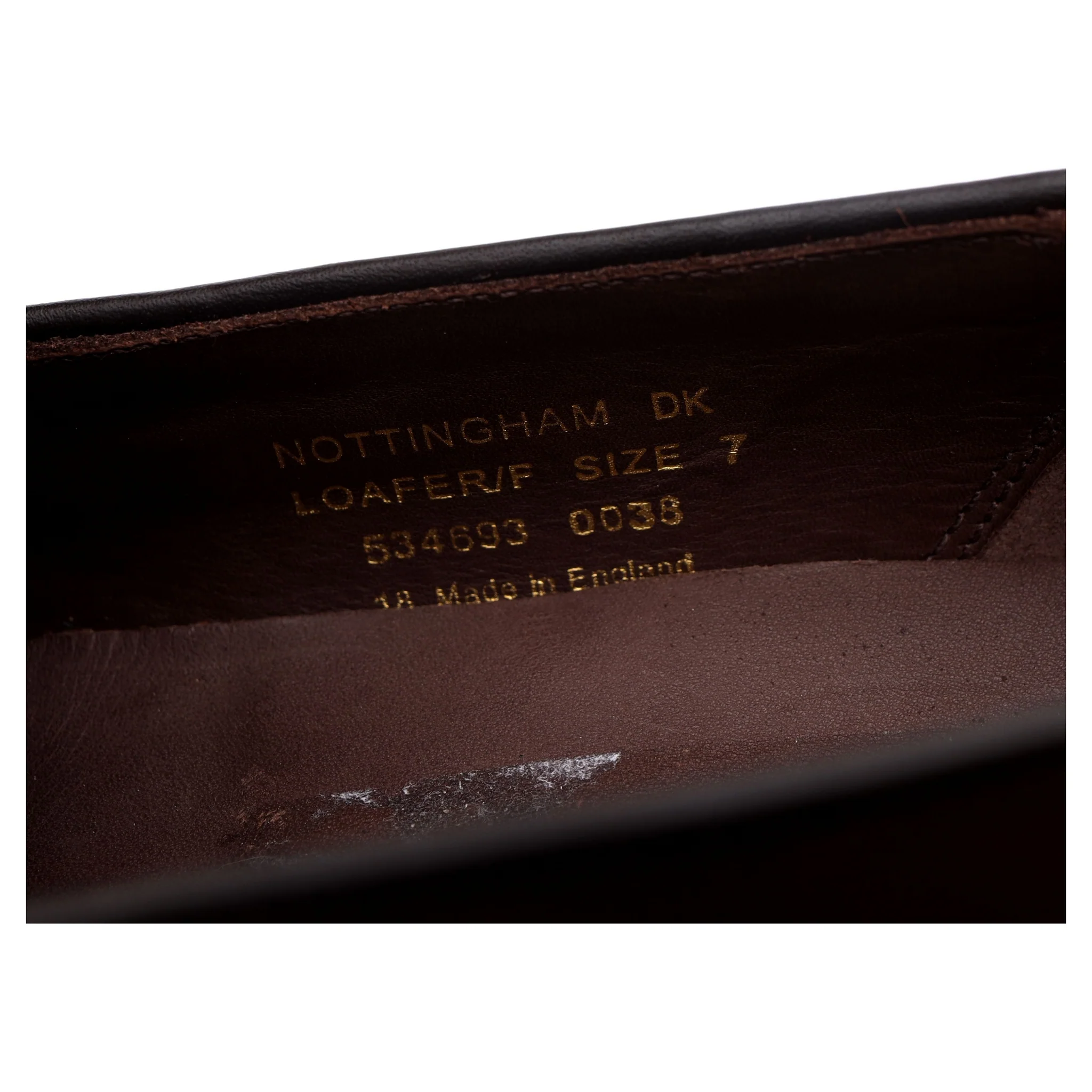 1880 'Nottingham' Dark Brown Leather Tassel Loafers UK 7 F - Image 13