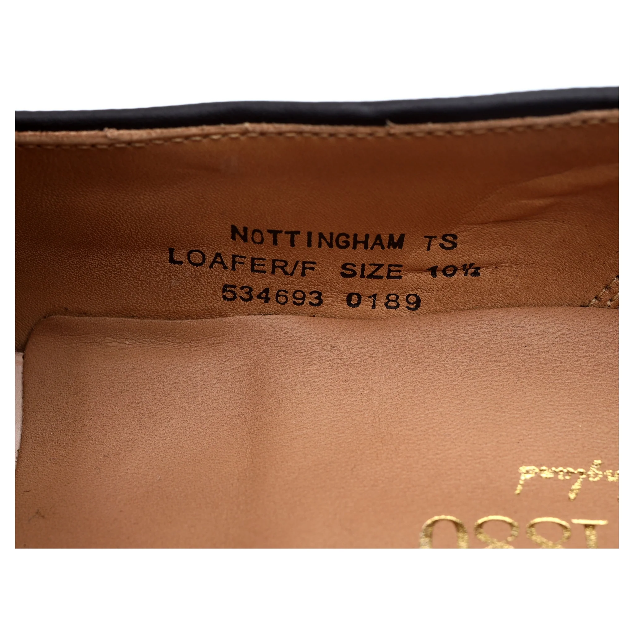 1880 'Nottingham' Brown Suede Tassel Loafers UK 10.5 F - Image 13