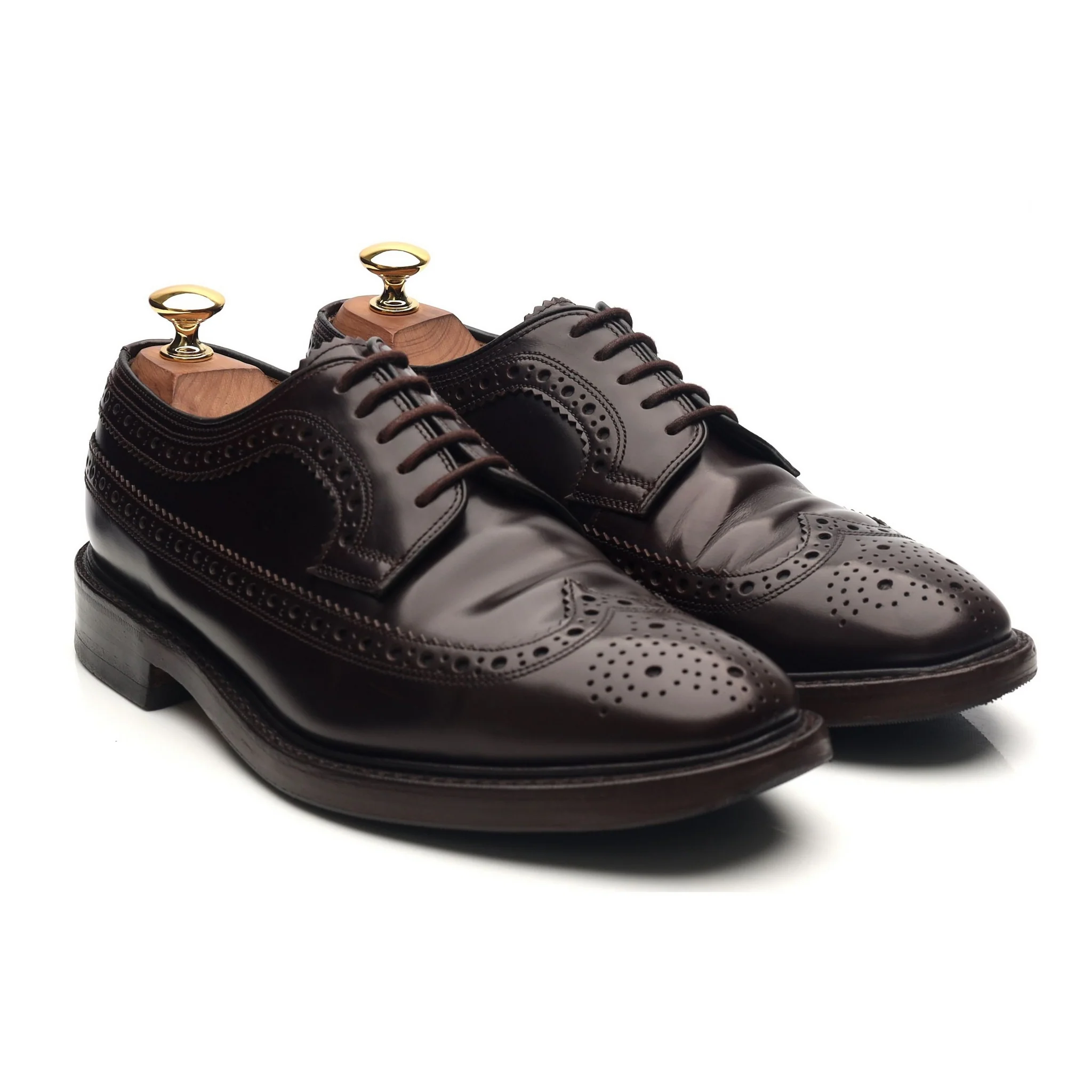 'Royal Brogue' Burgundy Leather Derby Brogues UK 6.5 F - Image 7