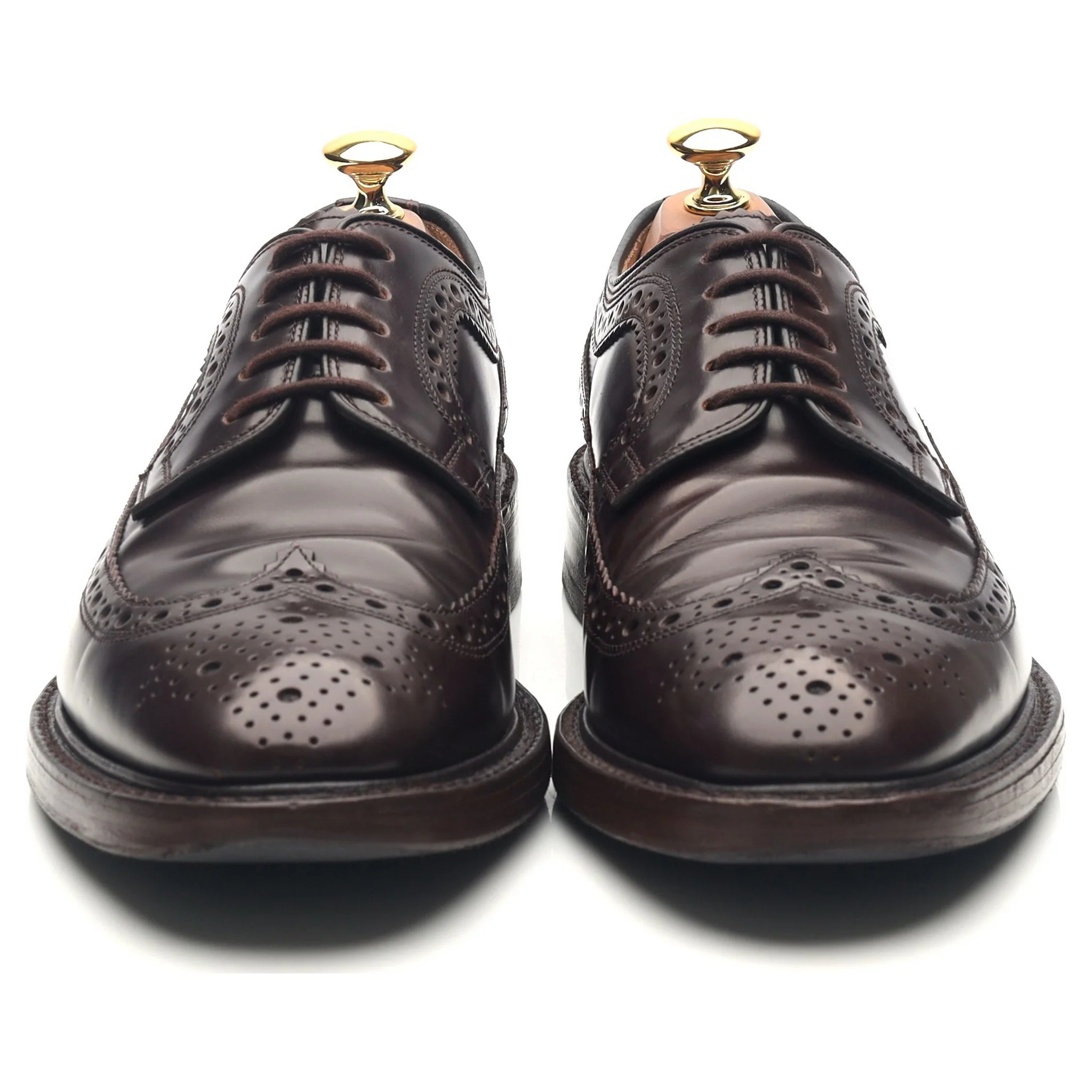 'Royal Brogue' Burgundy Leather Derby Brogues UK 6.5 F - Image 8