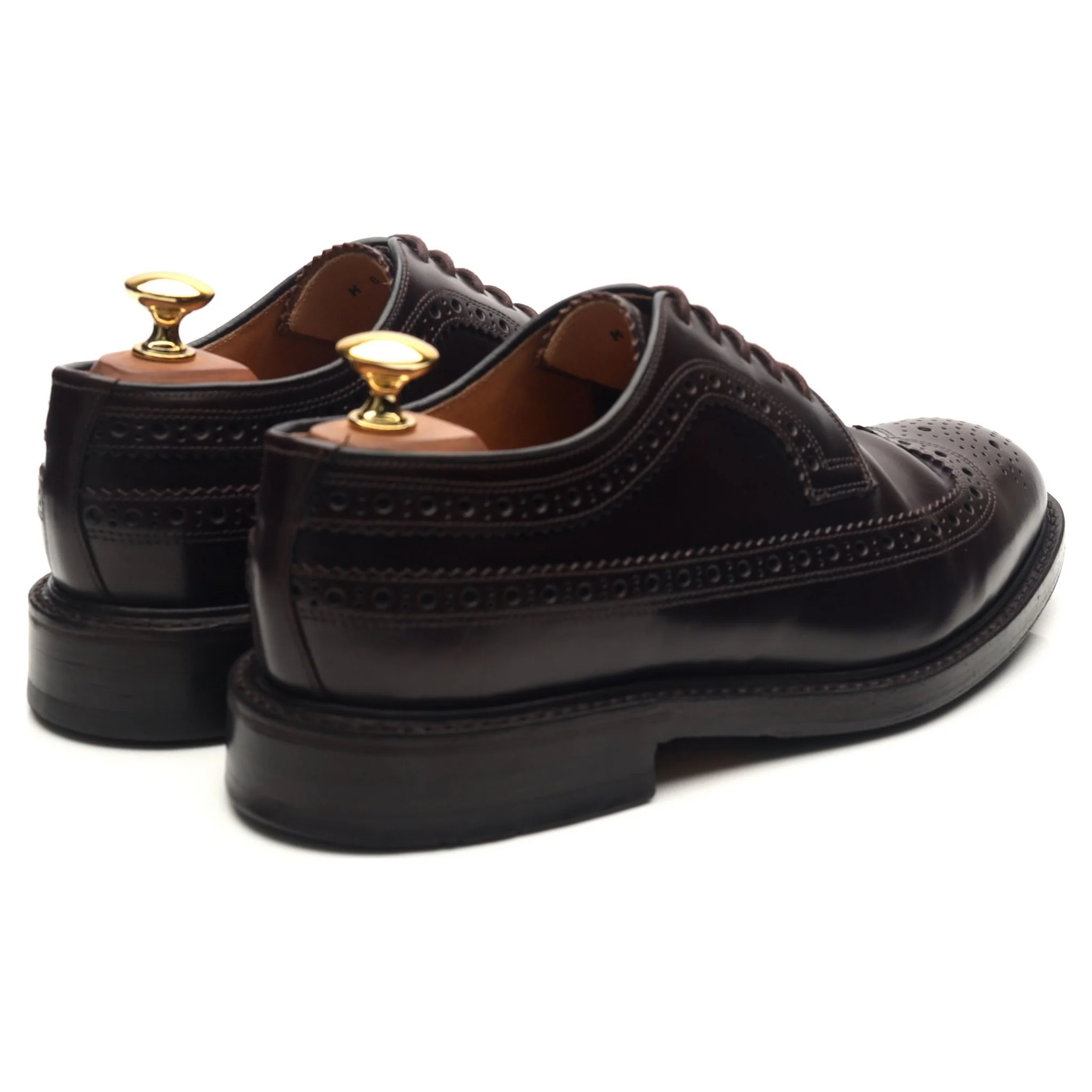 'Royal Brogue' Burgundy Leather Derby Brogues UK 6 F - Image 5