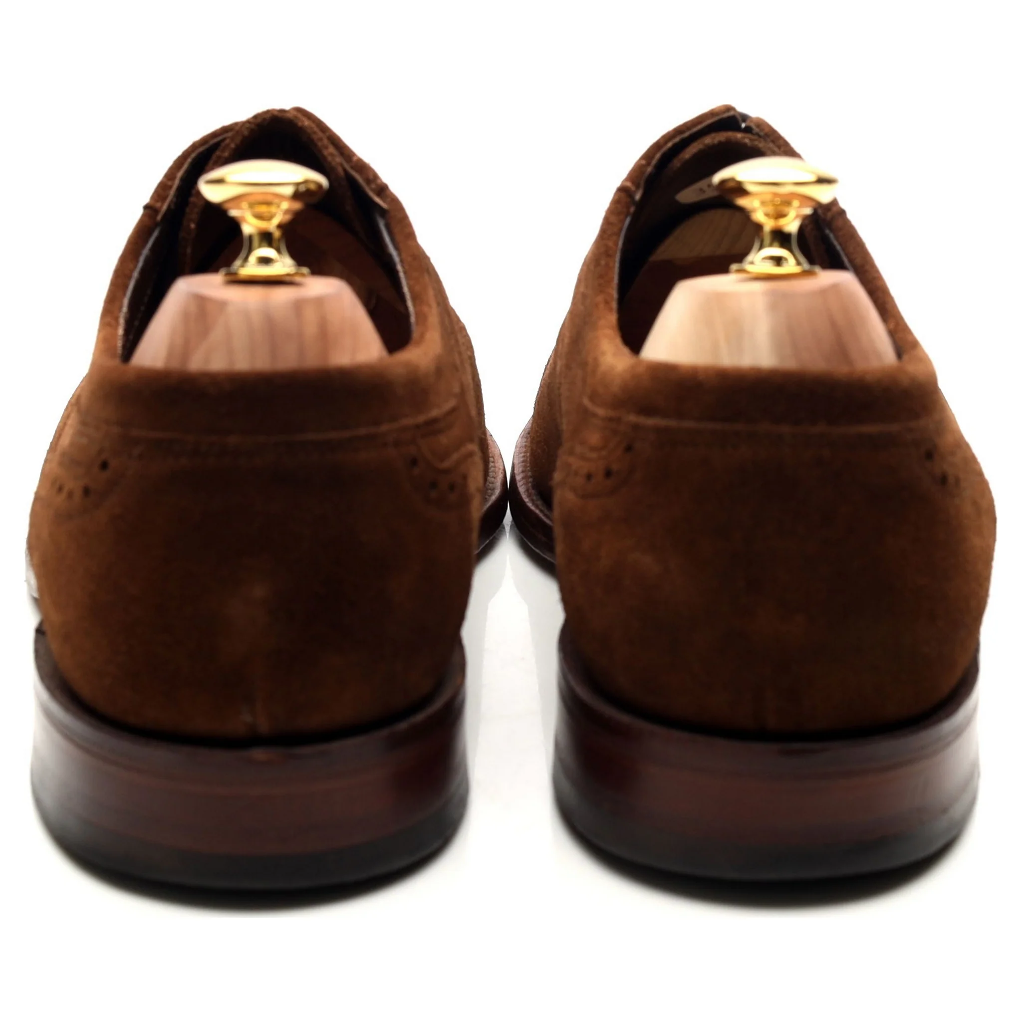 'Higham' Snuff Brown Suede Oxford Brogues UK 11 F - Image 4
