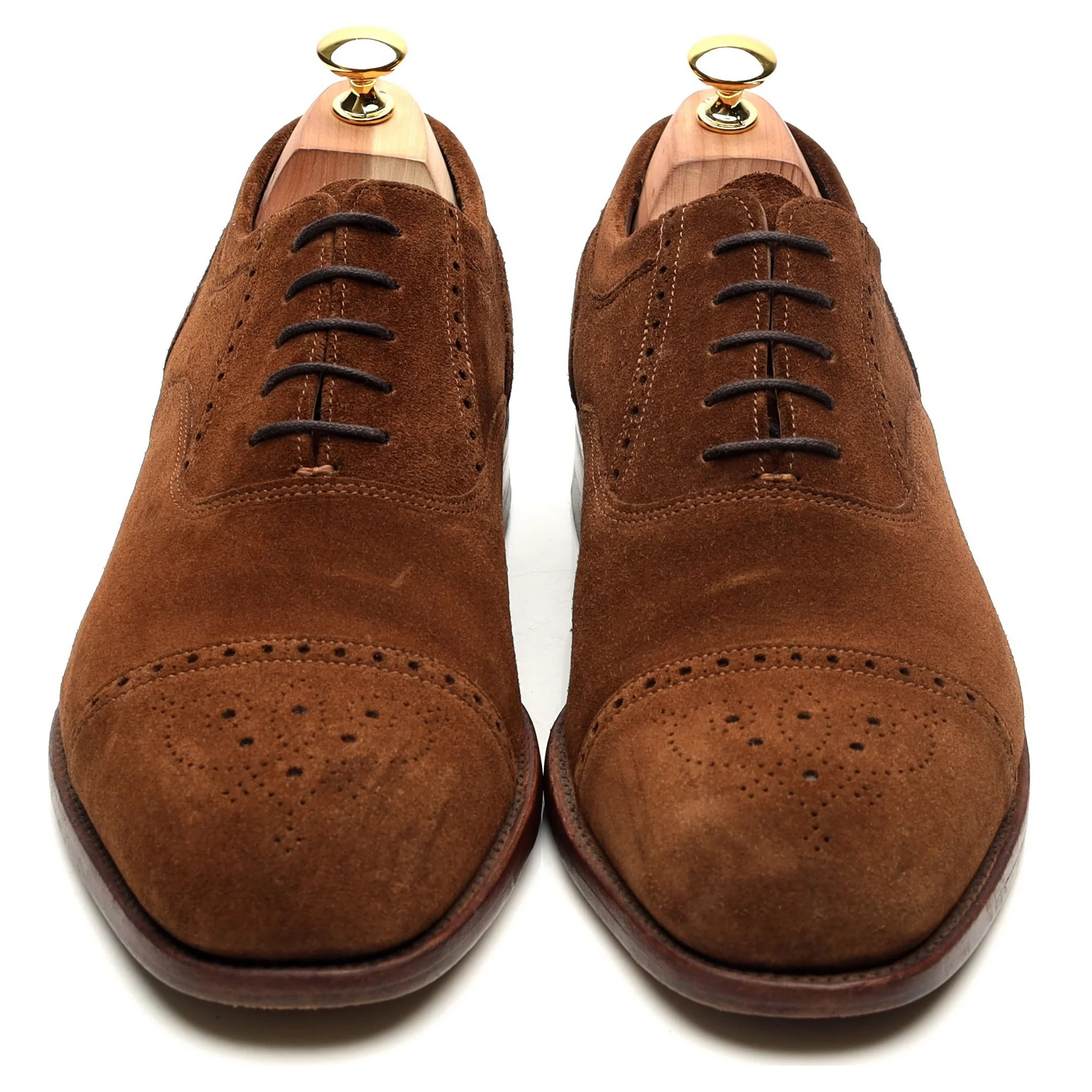 'Higham' Snuff Brown Suede Oxford Brogues UK 11 F - Image 9