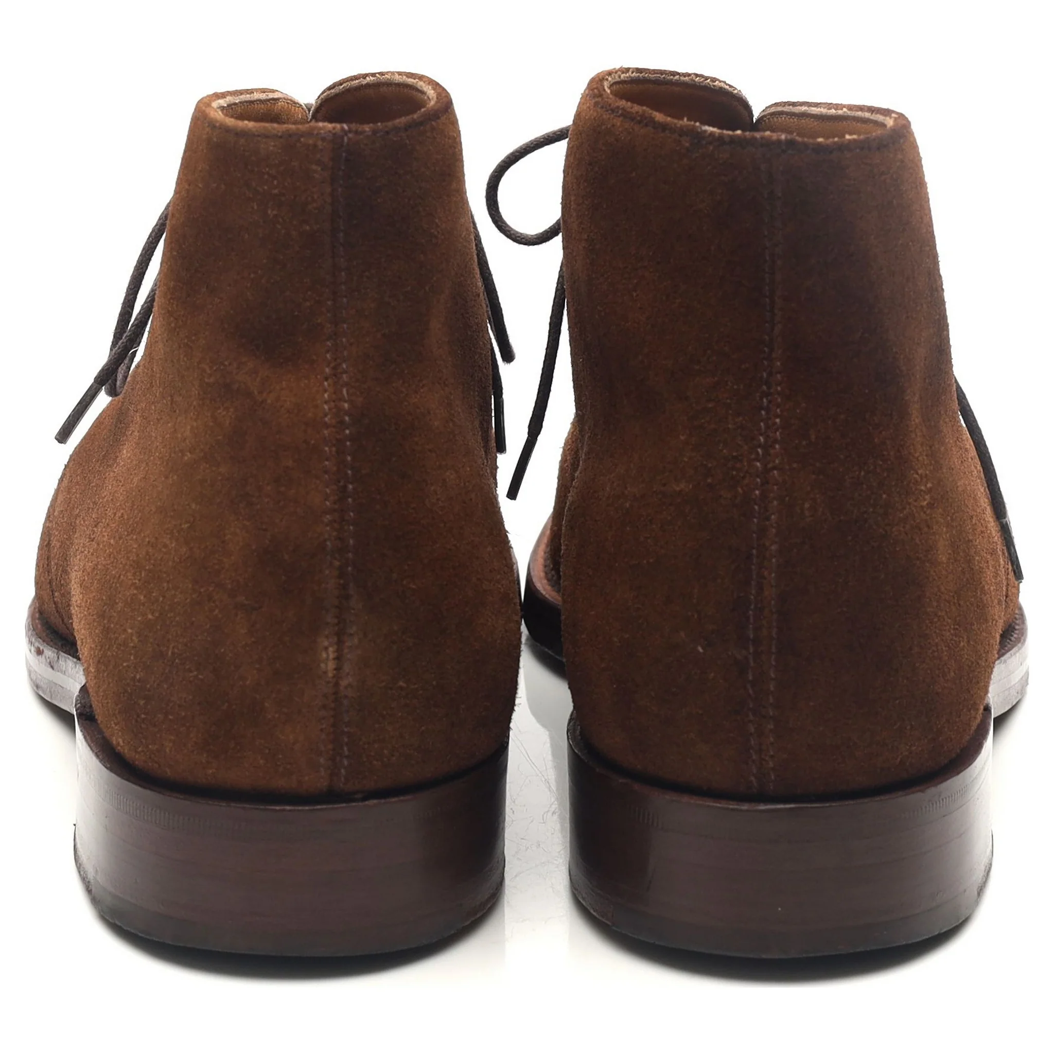 1880 'Wetherby' Brown Suede Chukka Boots UK 7.5 F - Image 4