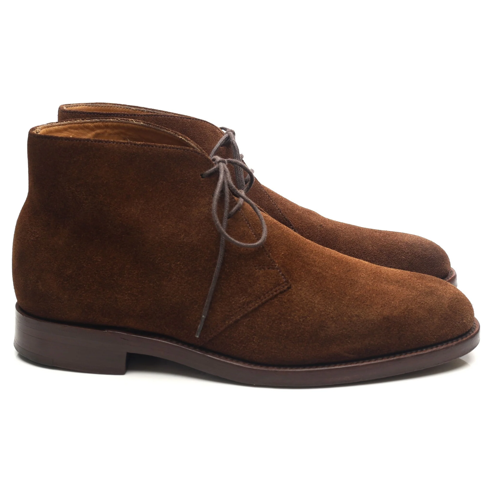 1880 'Wetherby' Brown Suede Chukka Boots UK 7.5 F - Image 6