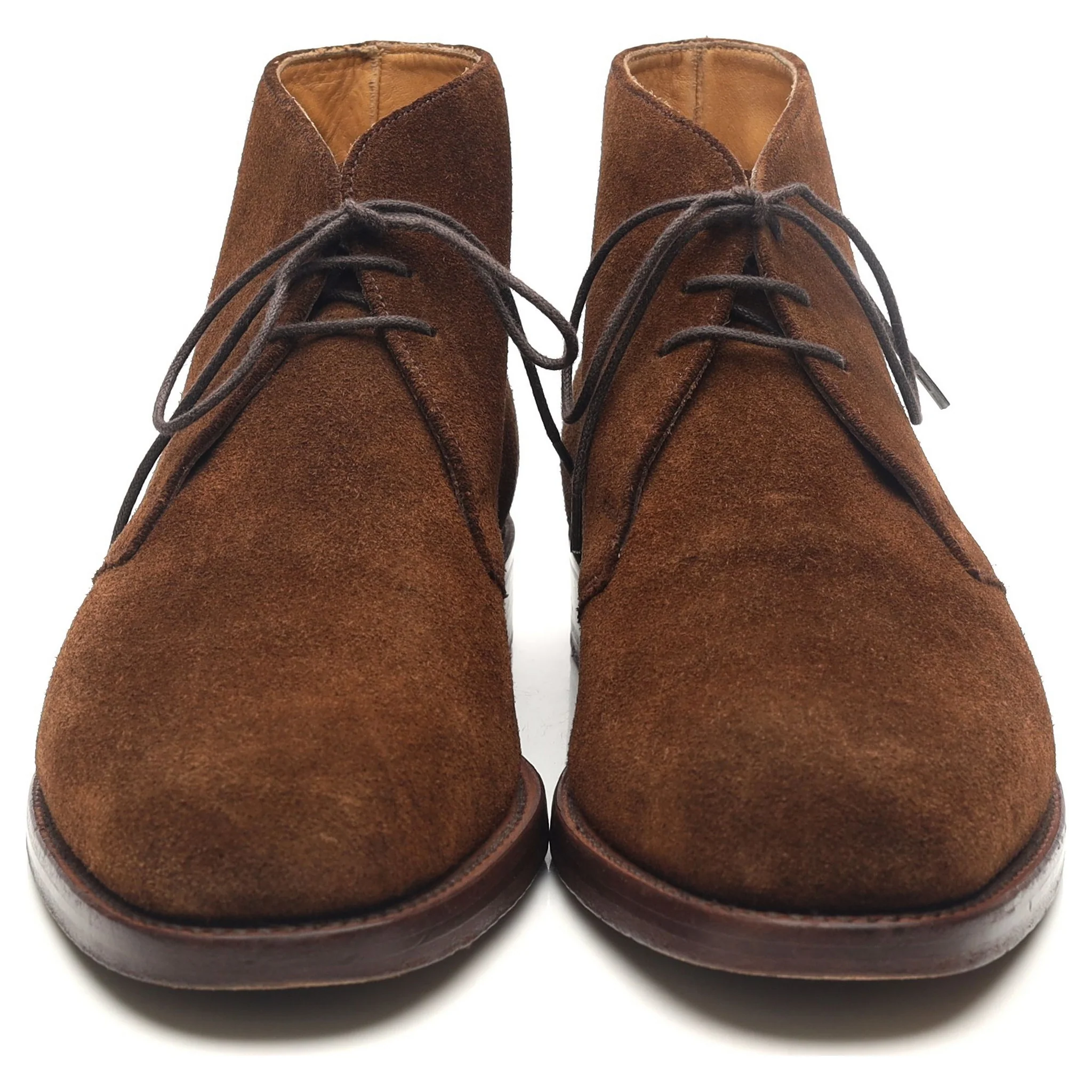 1880 'Wetherby' Brown Suede Chukka Boots UK 7.5 F - Image 8