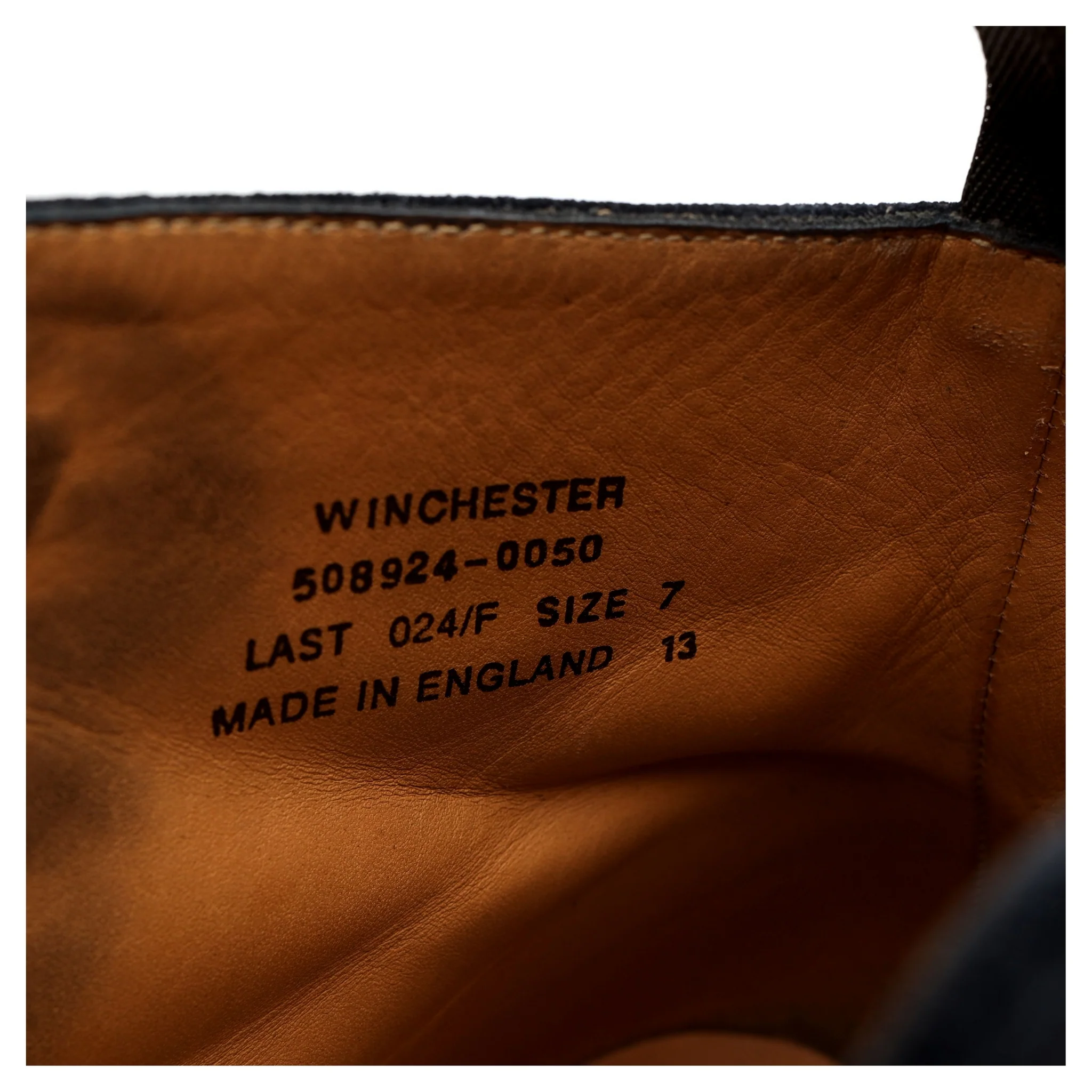 1880 'Winchester' Navy Blue Suede Boots UK 7 F - Image 13