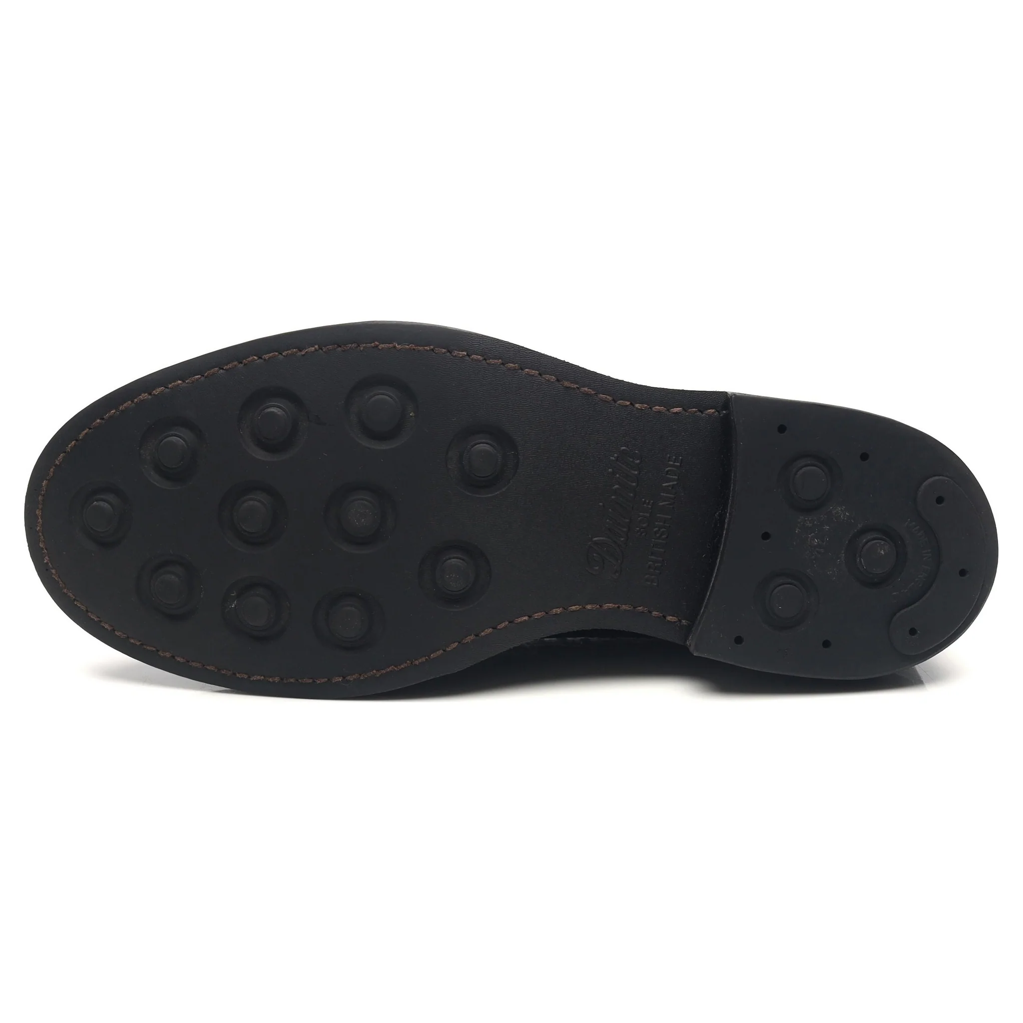 1880 'Worton' Black Leather Derby Brogues UK 7.5 G - Image 10
