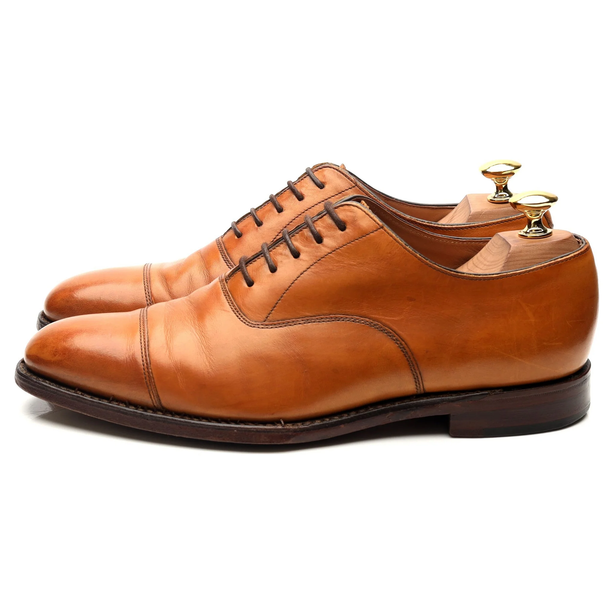 1880 'Aldwych' Tan Brown Leather Oxford UK 6.5 F - Image 2