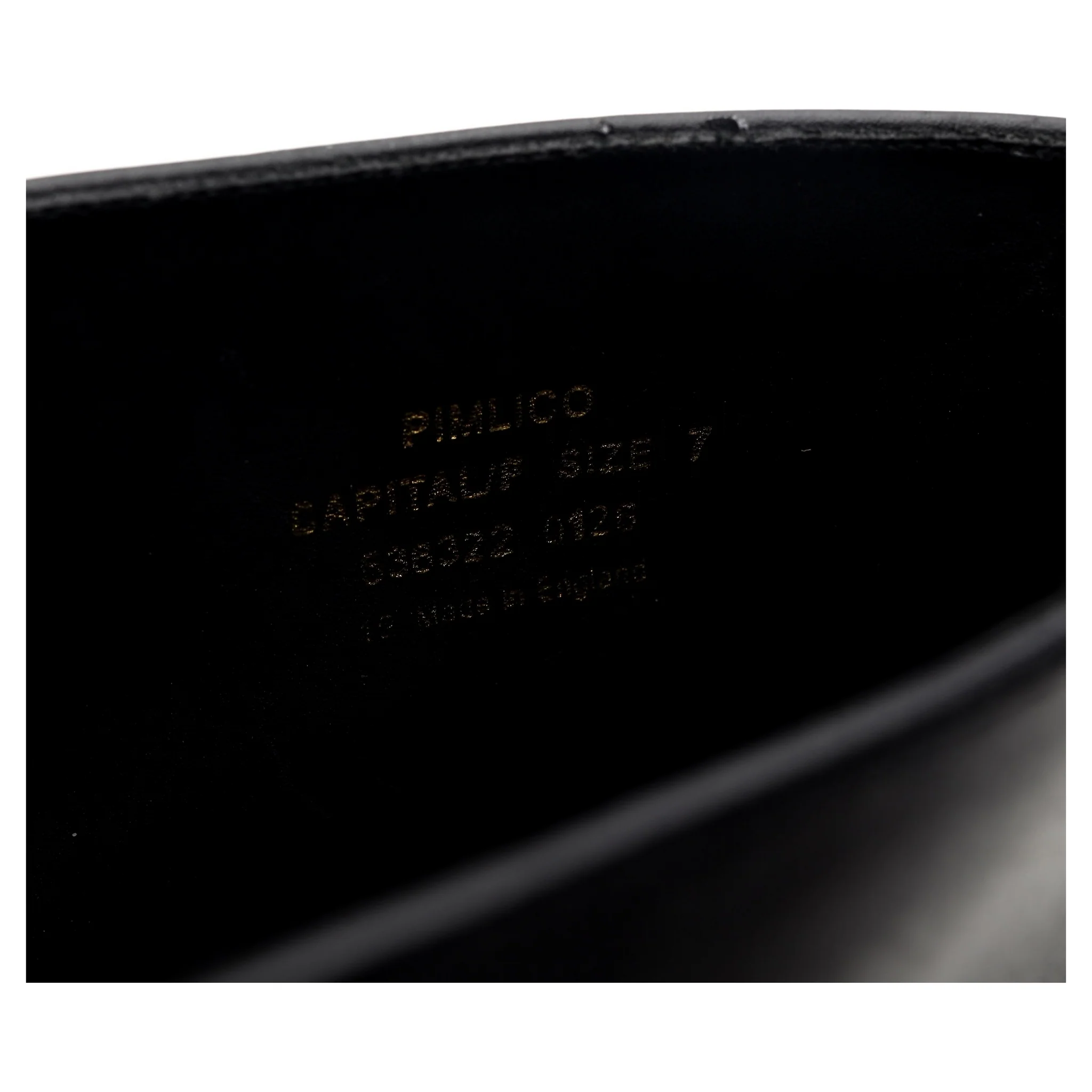 1880 'Pimlico' Black Leather Chukka Boots UK 7 F - Image 13