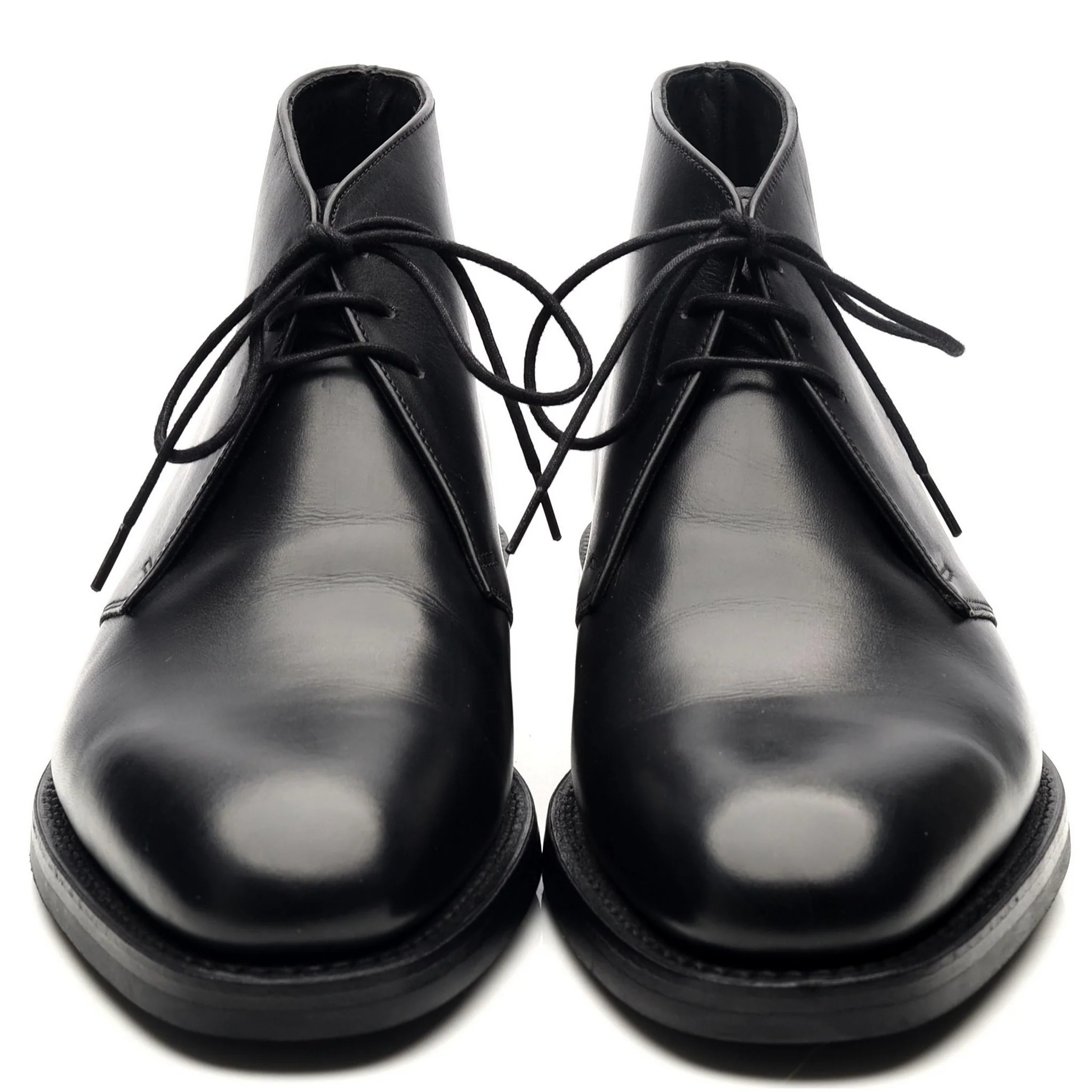 1880 'Pimlico' Black Leather Chukka Boots UK 7 F - Image 8