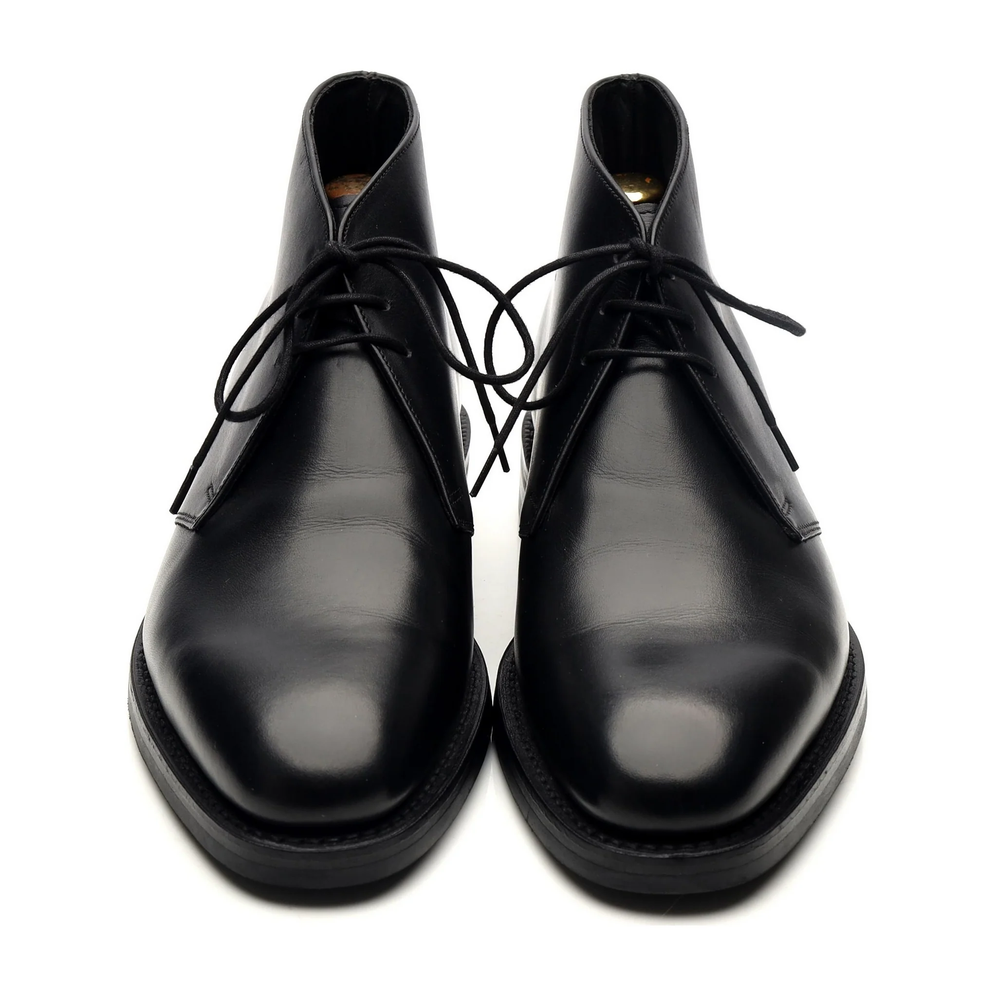 1880 'Pimlico' Black Leather Chukka Boots UK 7 F - Image 9