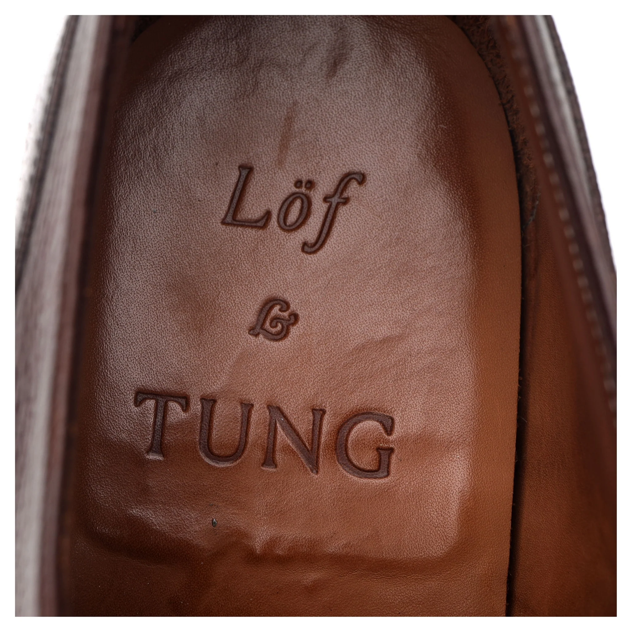'Denham' Dark Brown Leather Split Toe Derby UK 8 - Image 12