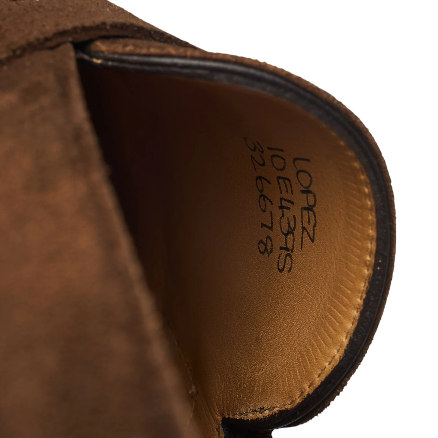 'Lopez' Brown Suede Loafers UK 10 E - Image 8