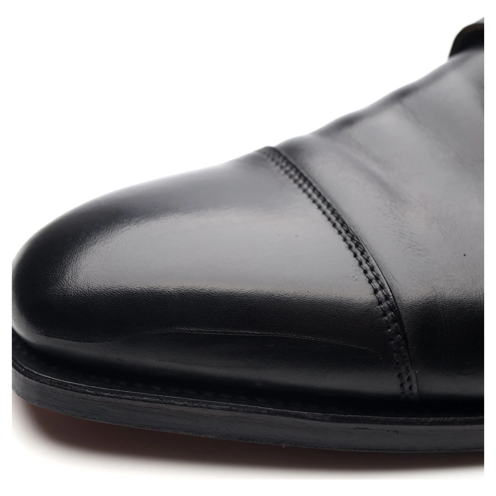 'Lowndes' Black Leather Double Monk Strap UK 7 E - Image 4