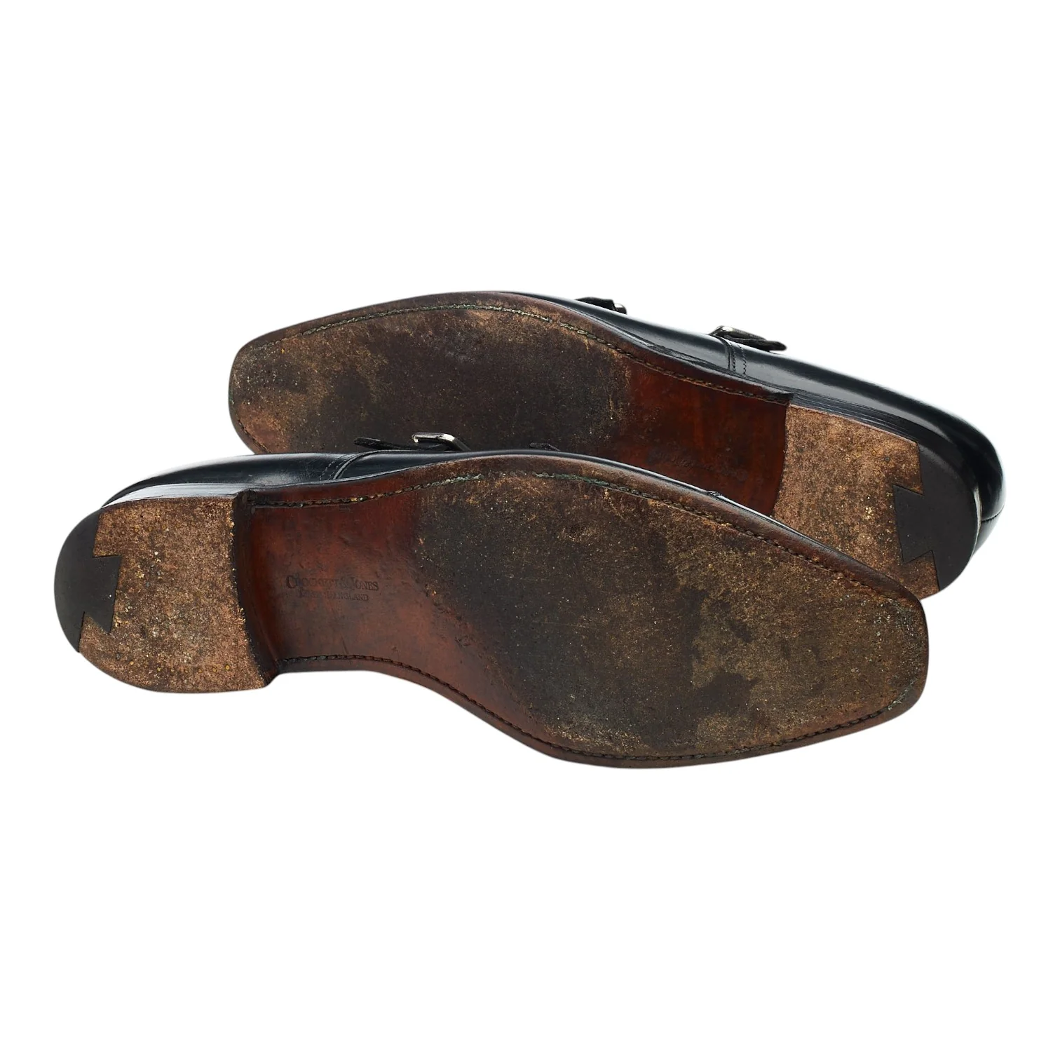 'Lowndes' Black Leather Double Monk Strap UK 8.5 E - Image 5