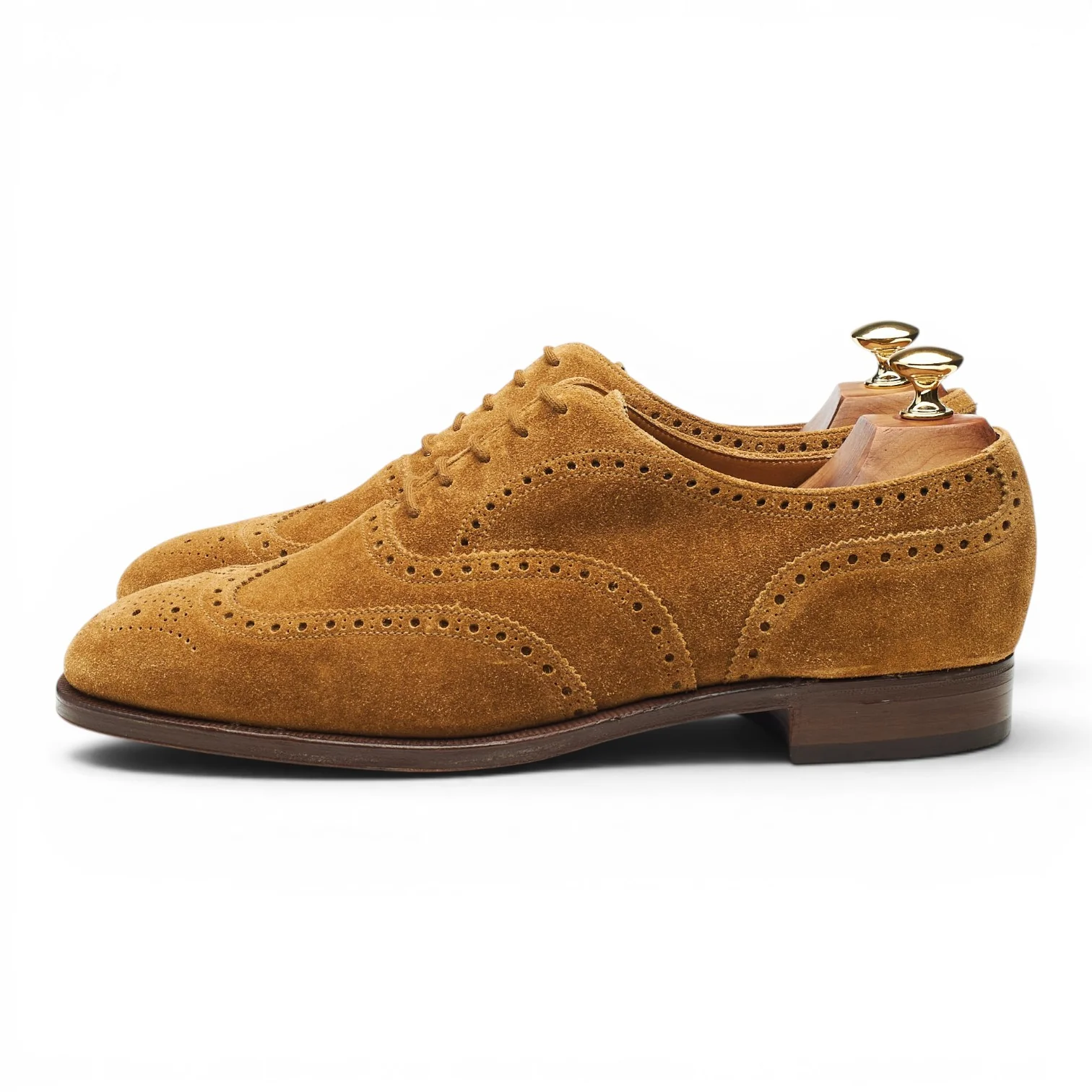 'Ludgate' Tan Brown Suede Oxford Brogues UK 9 F - Image 3