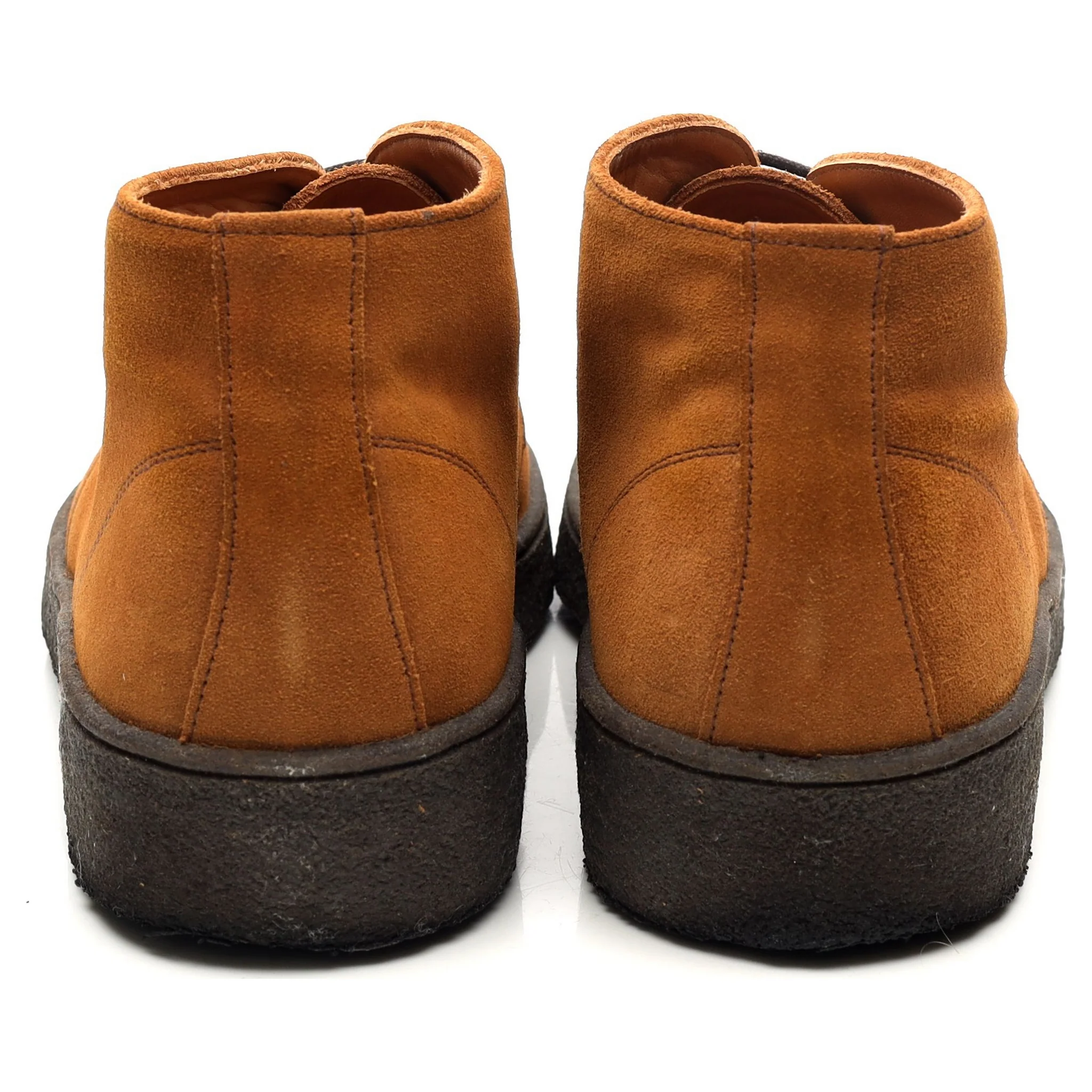 'Luther' Tan Brown Suede Chukka Boots UK 10 F - Image 4