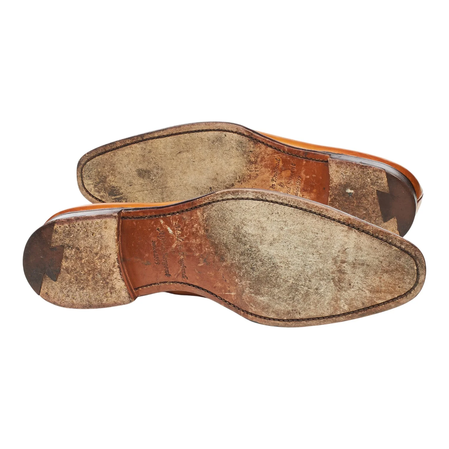M&S Tan Brown Leather Wholecut Oxford UK 7.5 F - Image 5