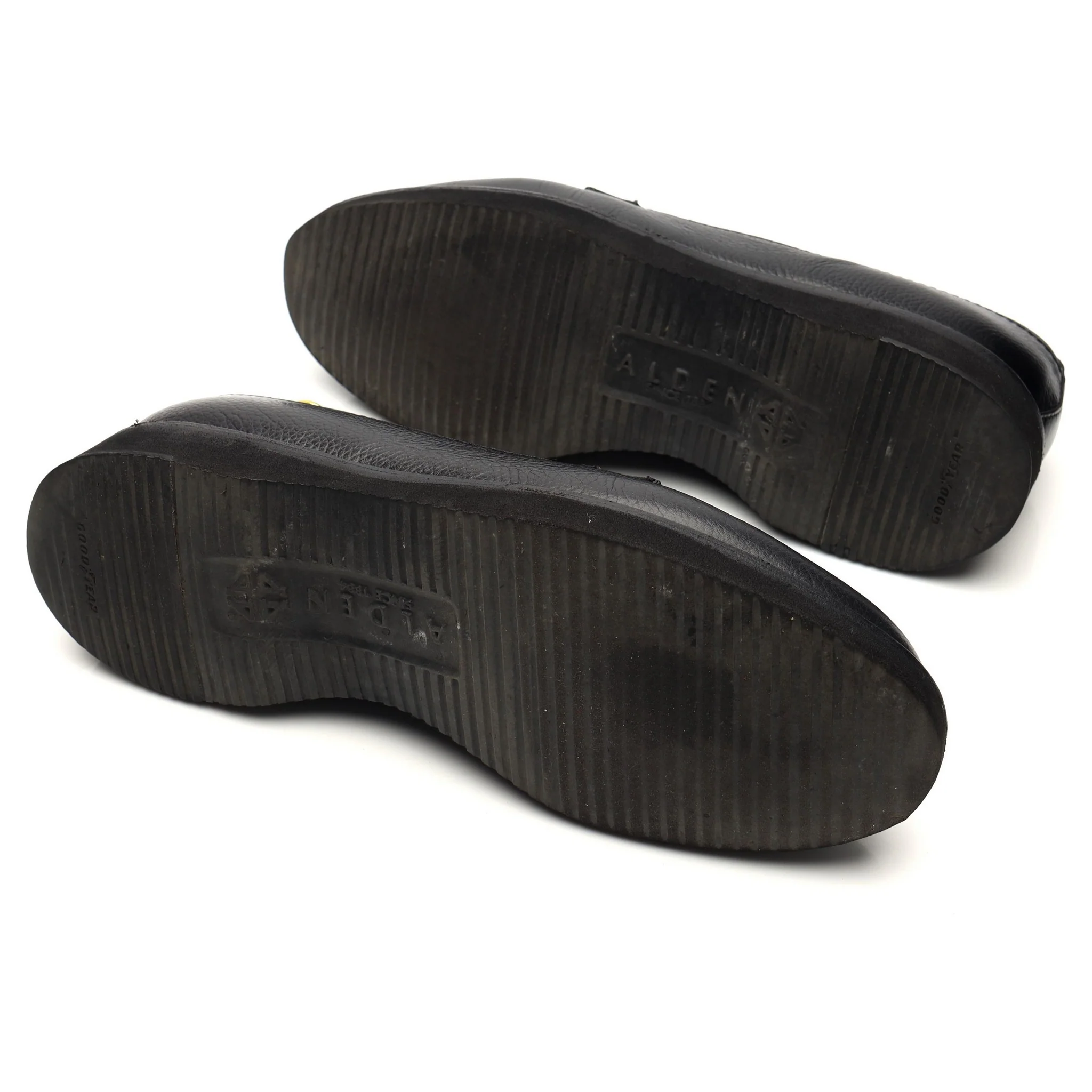 'M3605' Black Grain Leather Derby UK 7 US 8 D - Image 5