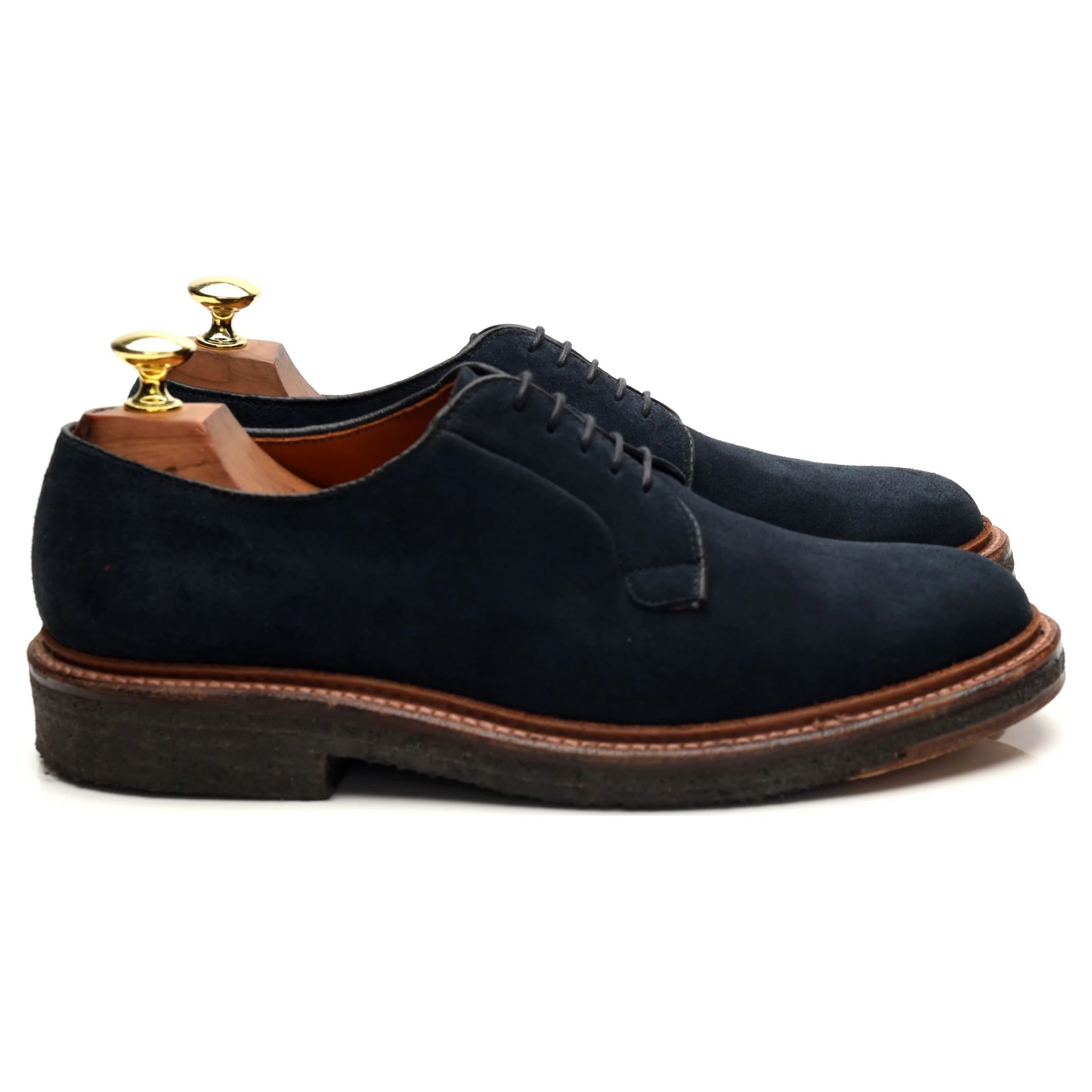 'M5405' Navy Blue Suede Derby UK 6.5 US 7.5 E