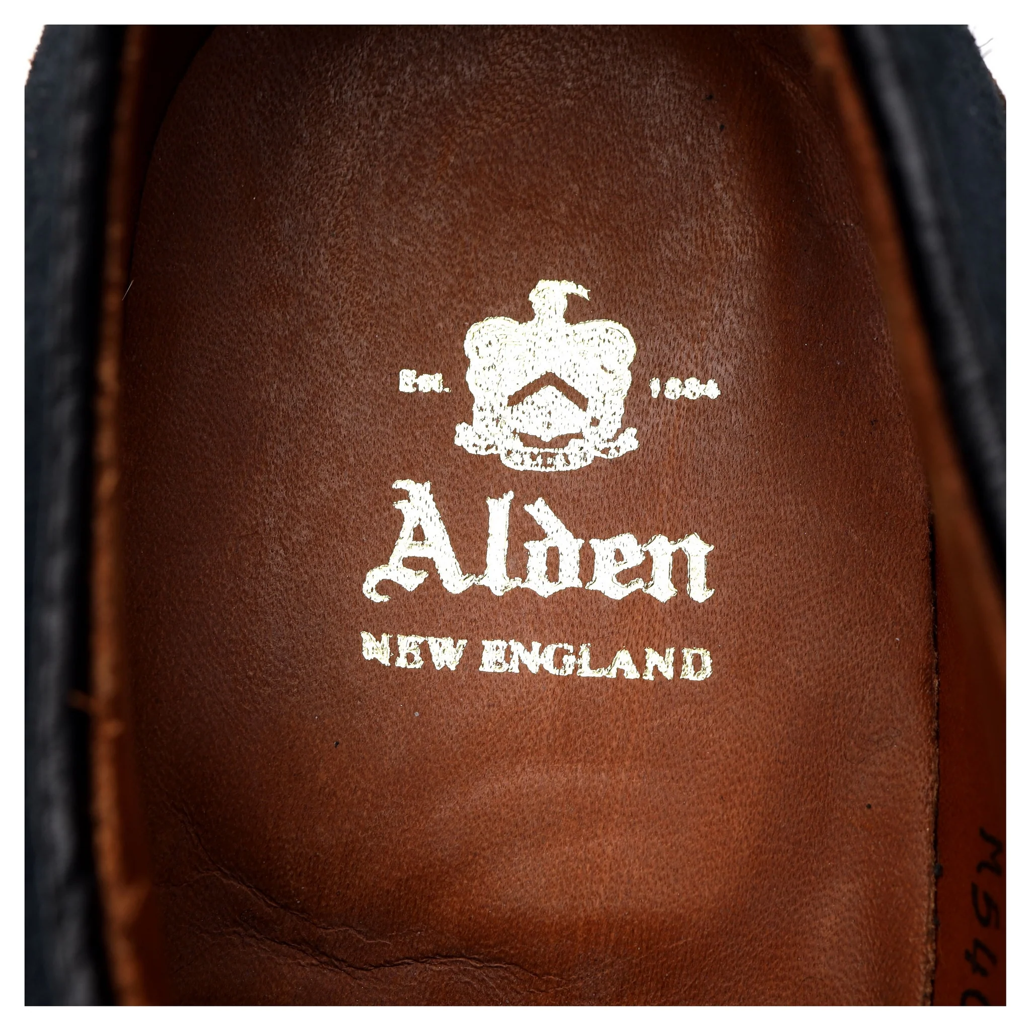 'M5405' Navy Blue Suede Derby UK 6.5 US 7.5 E - Image 6