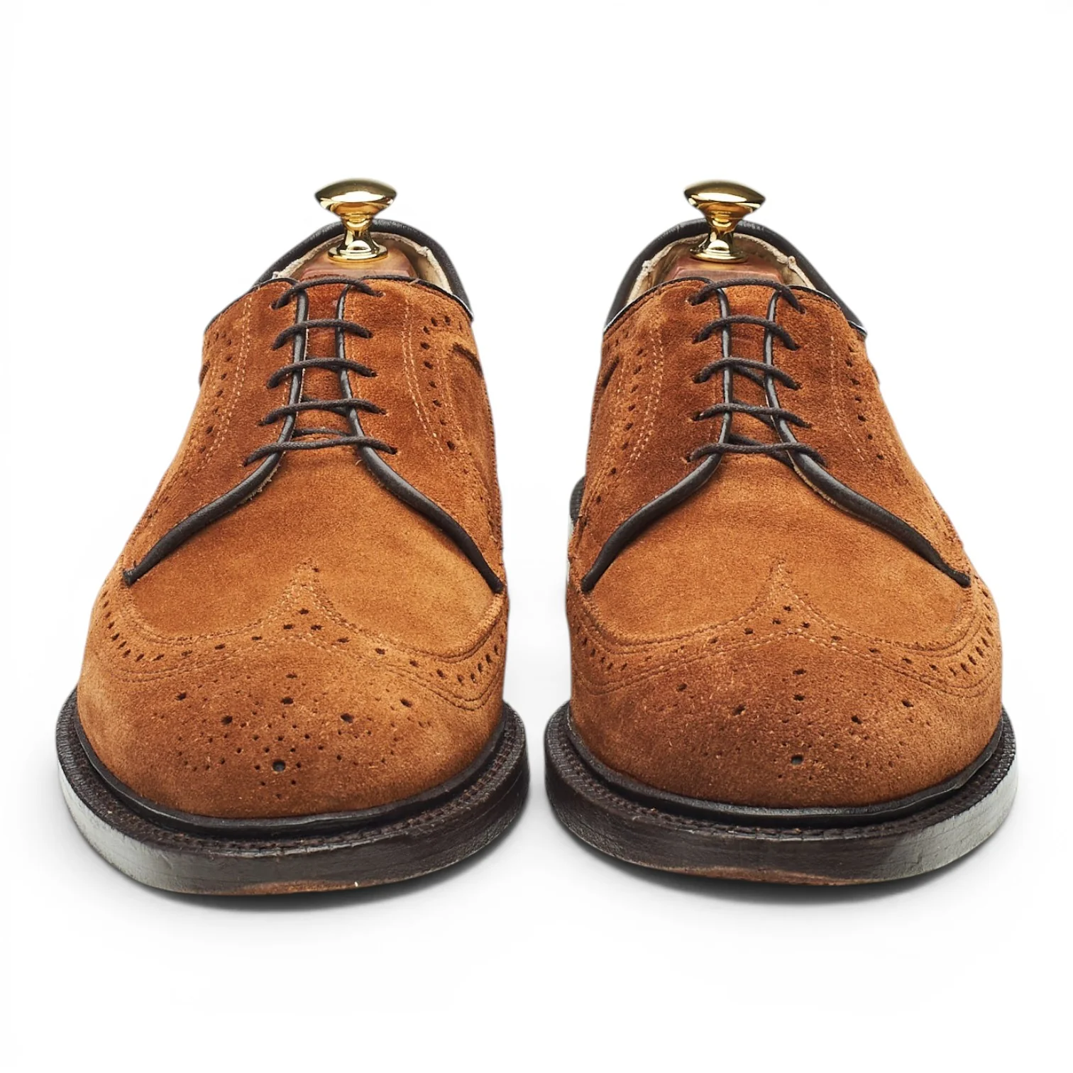 'MacNeil' Snuff Brown Suede Derby Brogues UK 9 US 10 D - Image 2